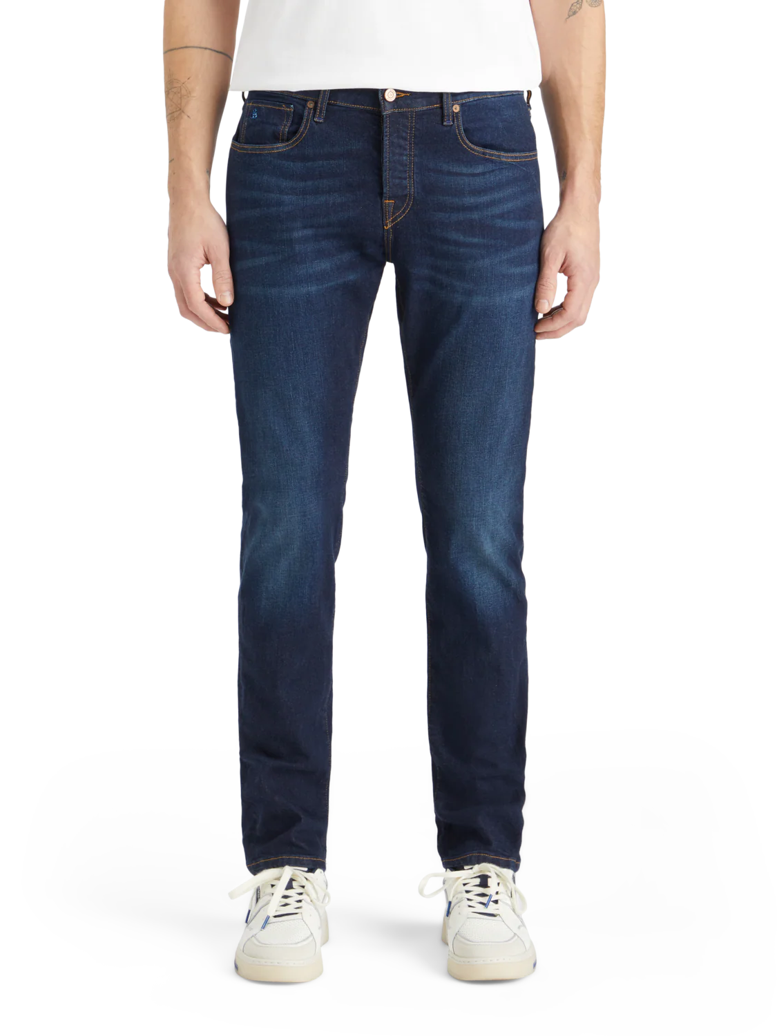 Scotch & Soda Essentials — Ralston Regular Slim Jeans | Beaten Blue