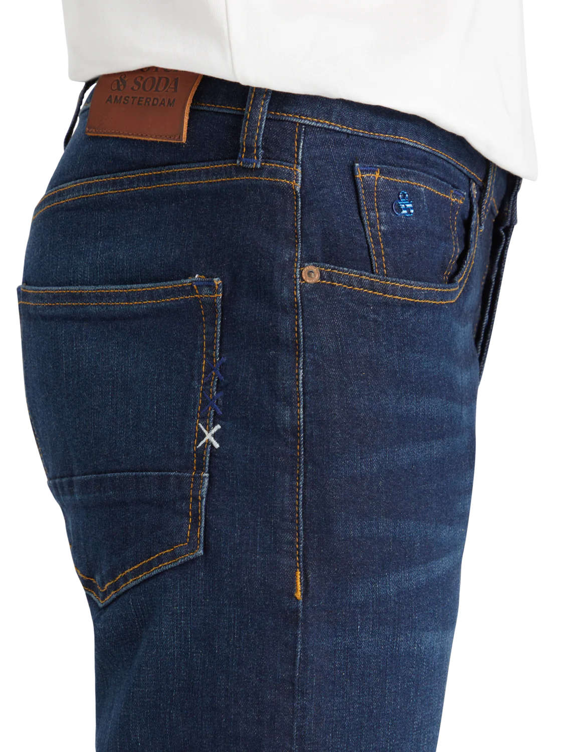 Scotch & Soda Essentials — Ralston Regular Slim Jeans | Beaten Blue