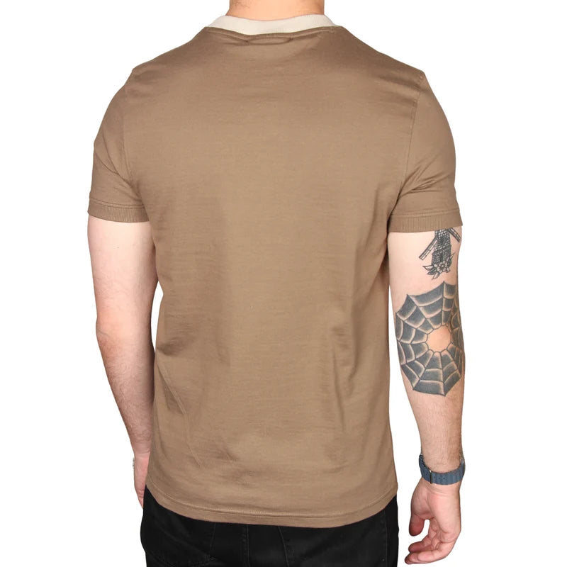 Sergio Tacchini Master T shirt Shitake/Gardenia