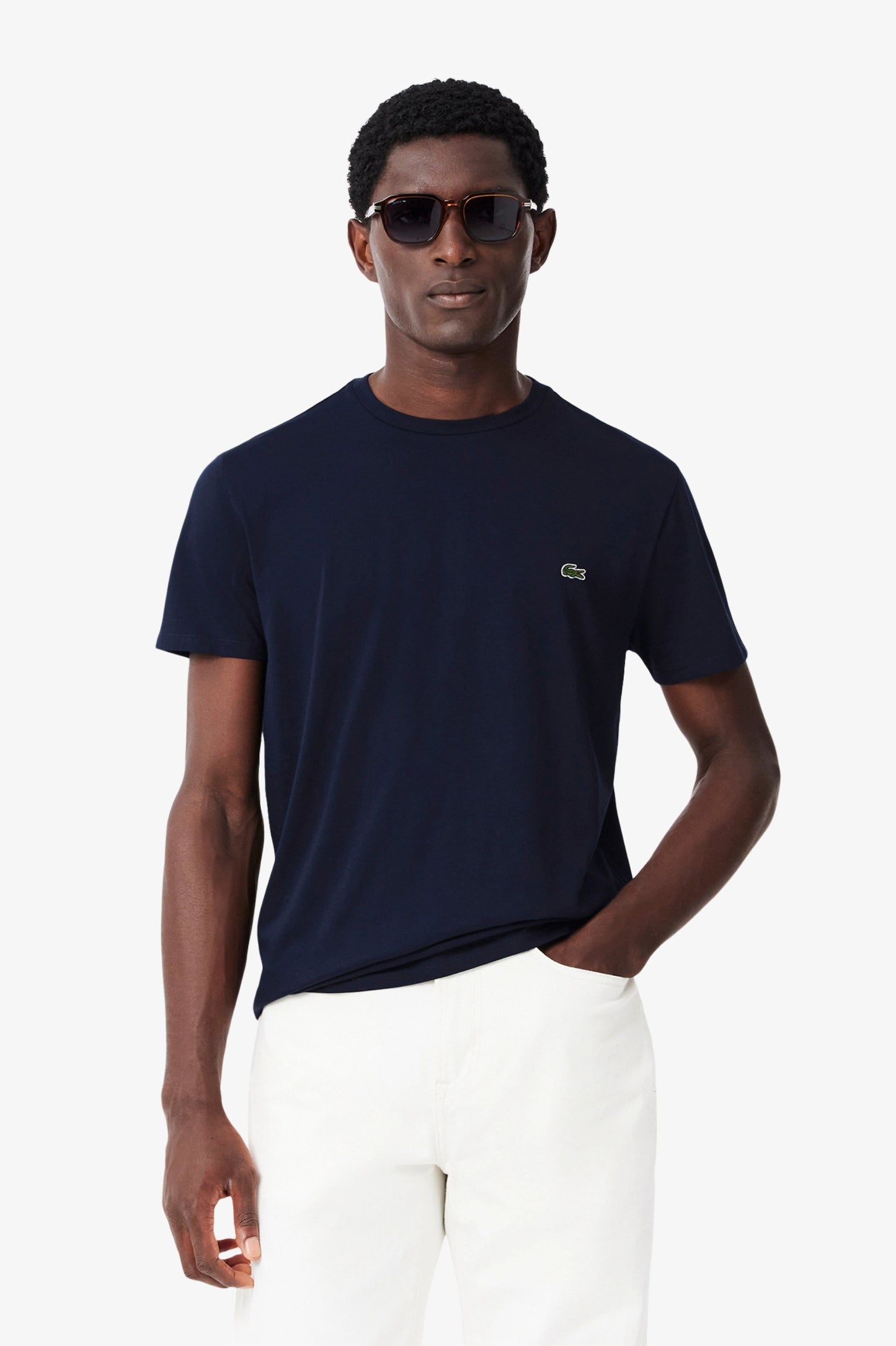 Lacoste Cotton Pima T-shirt (Midnight Blue)
