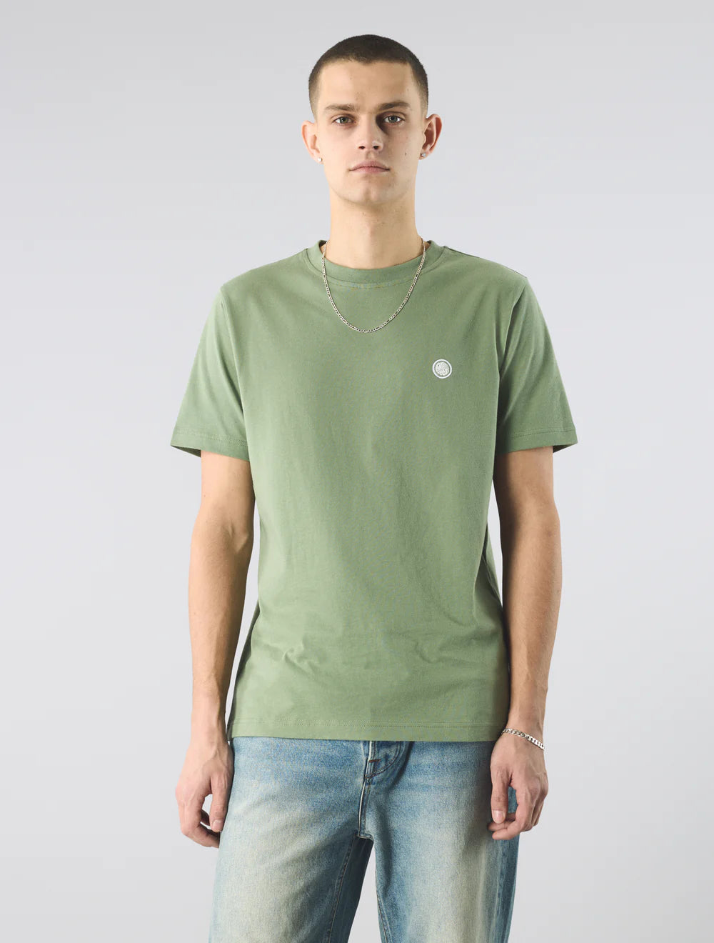 Mens Pretty Green Mitchell T-Shirt (Light Green)