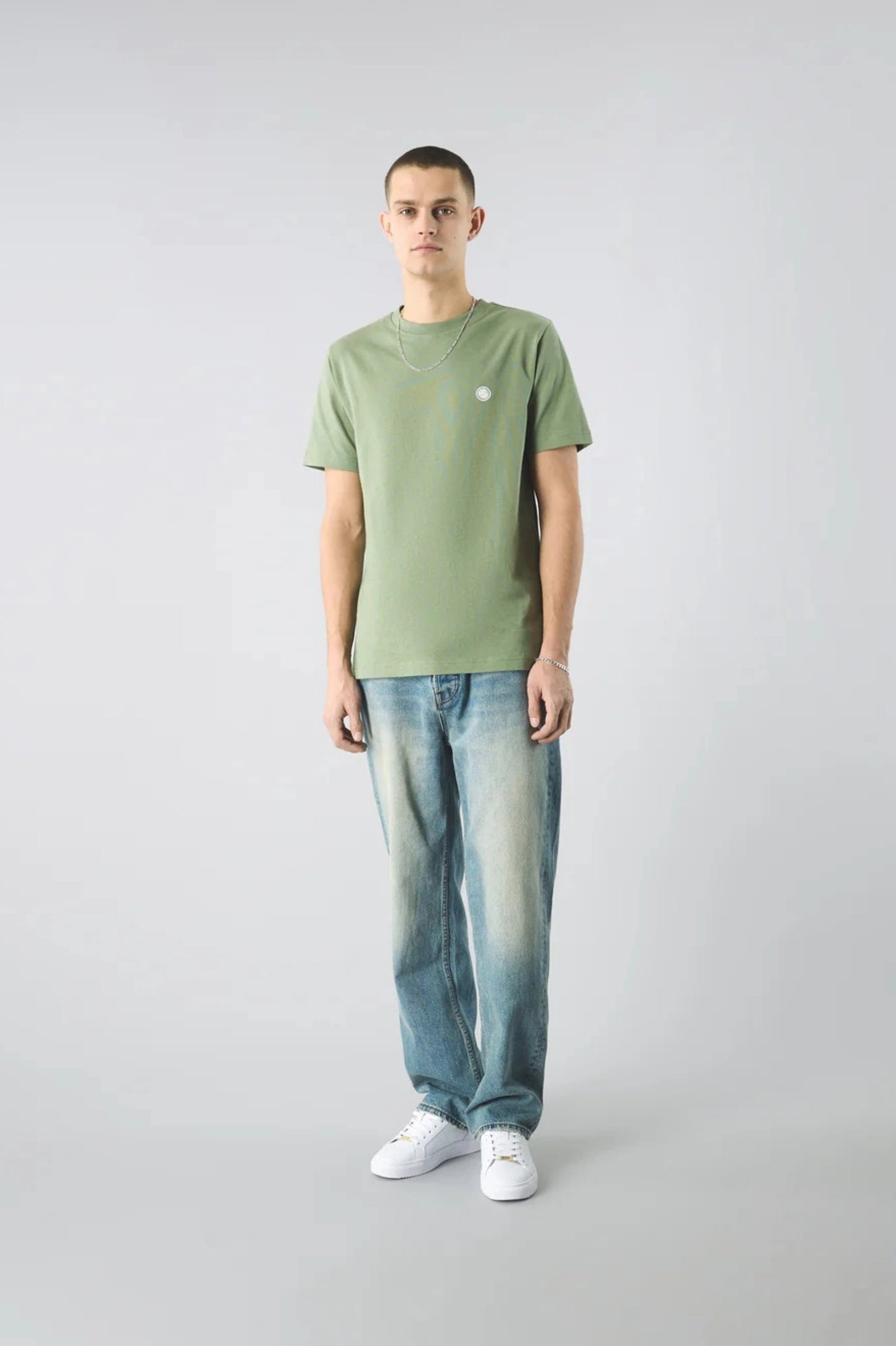 Mens Pretty Green Mitchell T-Shirt (Light Green)