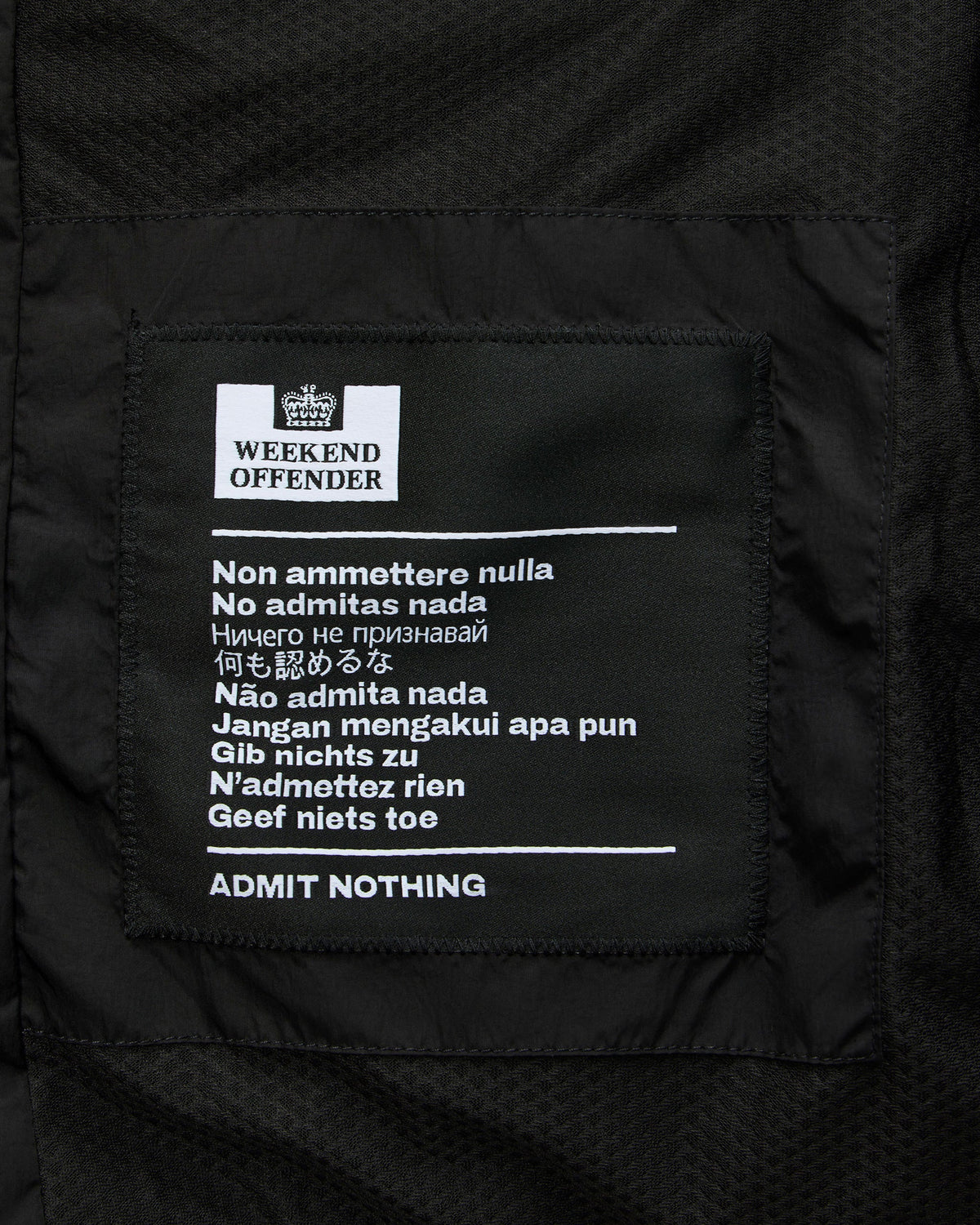 Weekend Offender Fintray Jacket Black