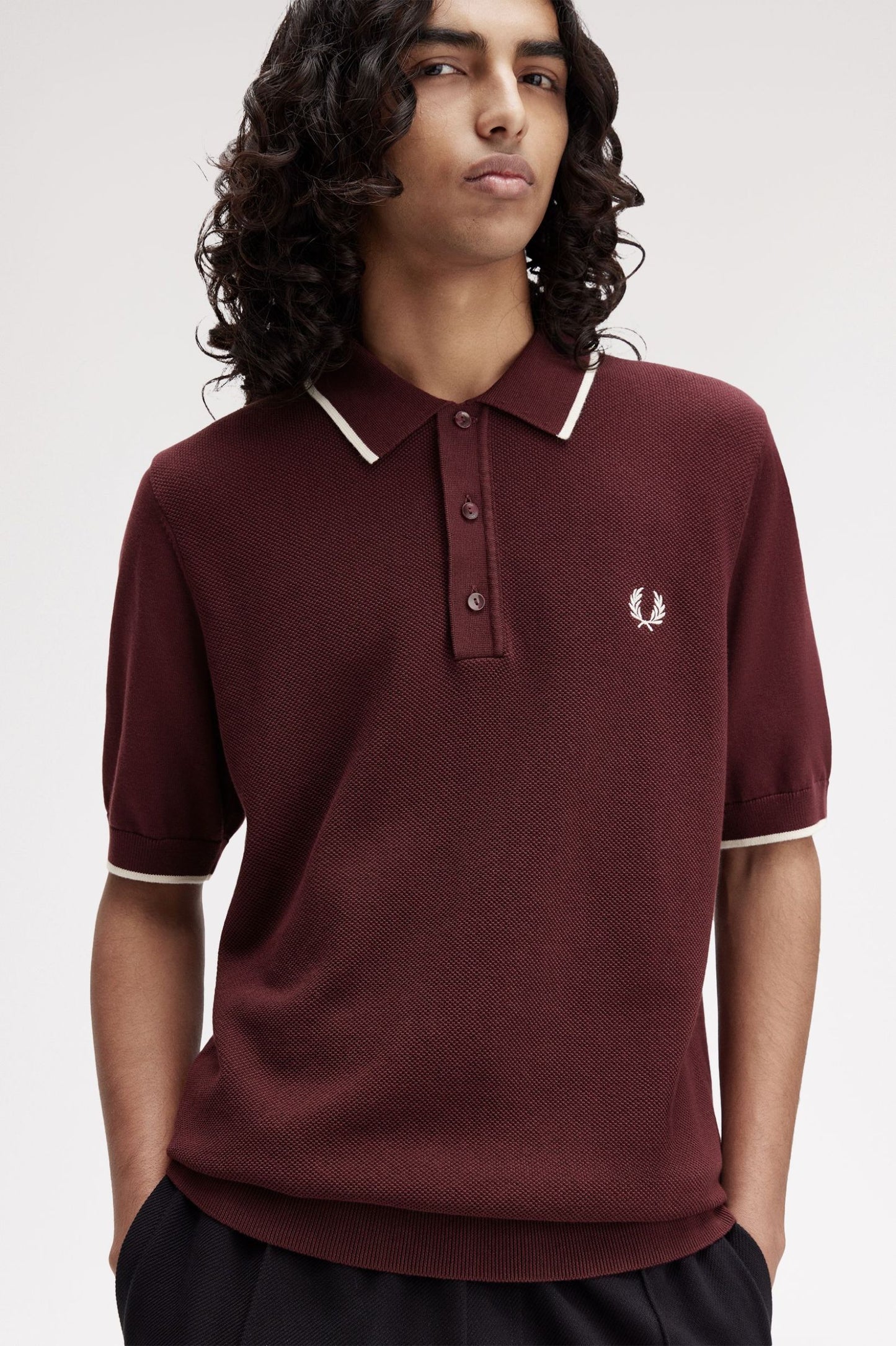 Fred Perry Pique Stitch Knitted Shirt K1307