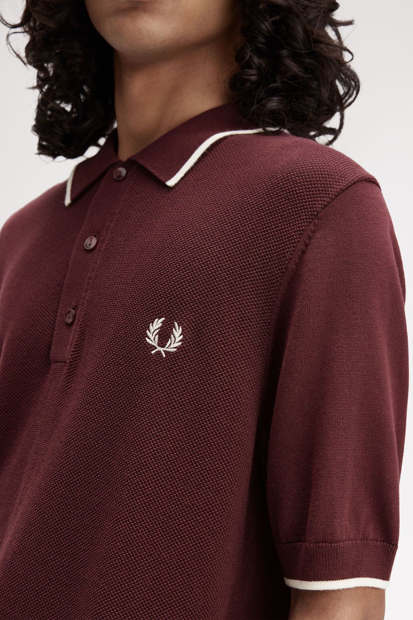 Fred Perry Pique Stitch Knitted Shirt K1307