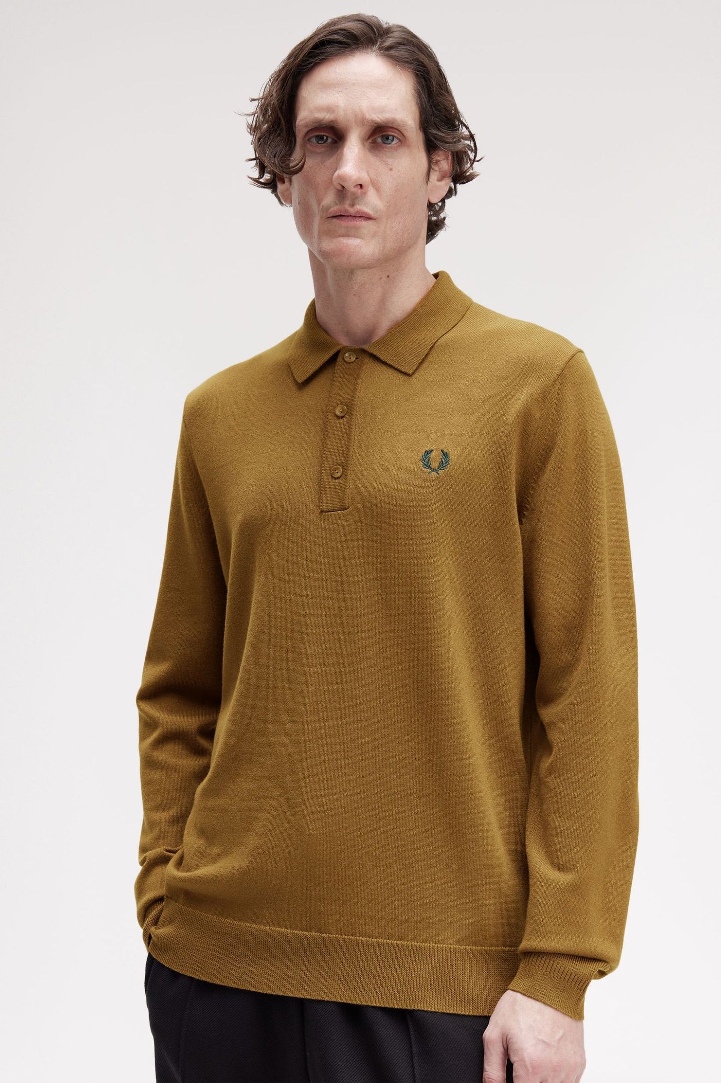 Fred Perry Classic Knitted Shirt Ls K4535