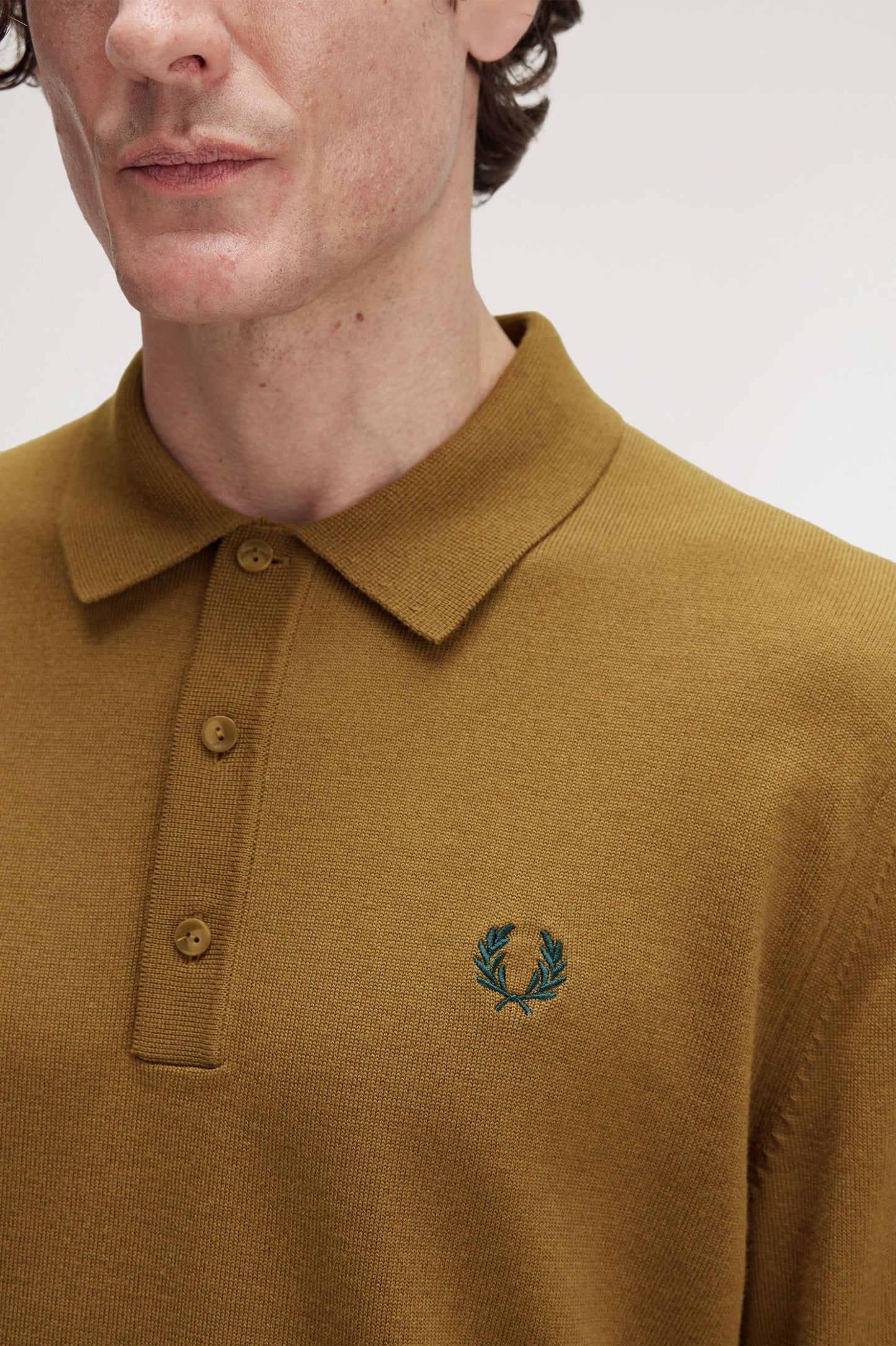 Fred Perry Classic Knitted Shirt Ls K4535
