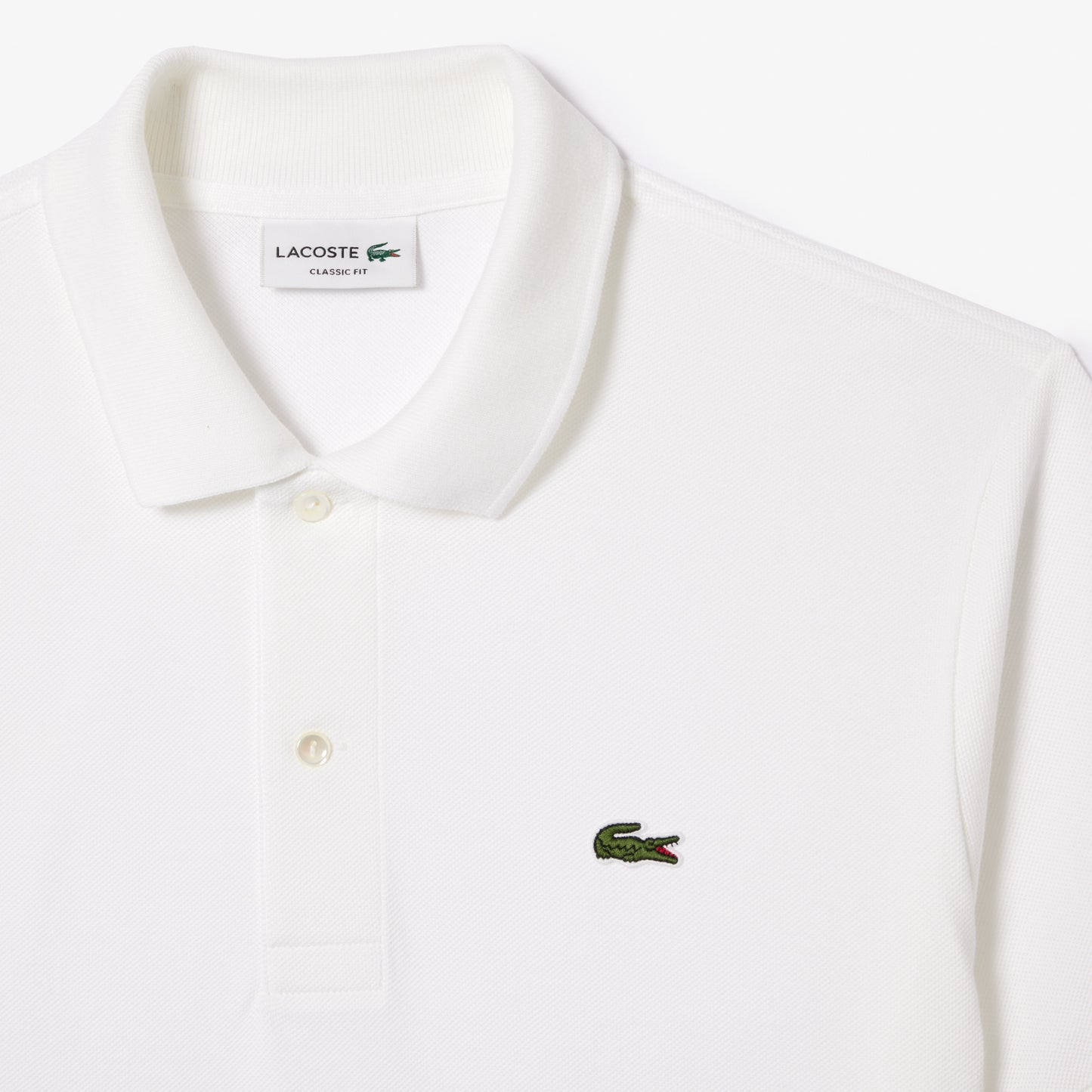 Lacoste Classic Fit L.12.12 Original Piqué Polo Shirt (White)