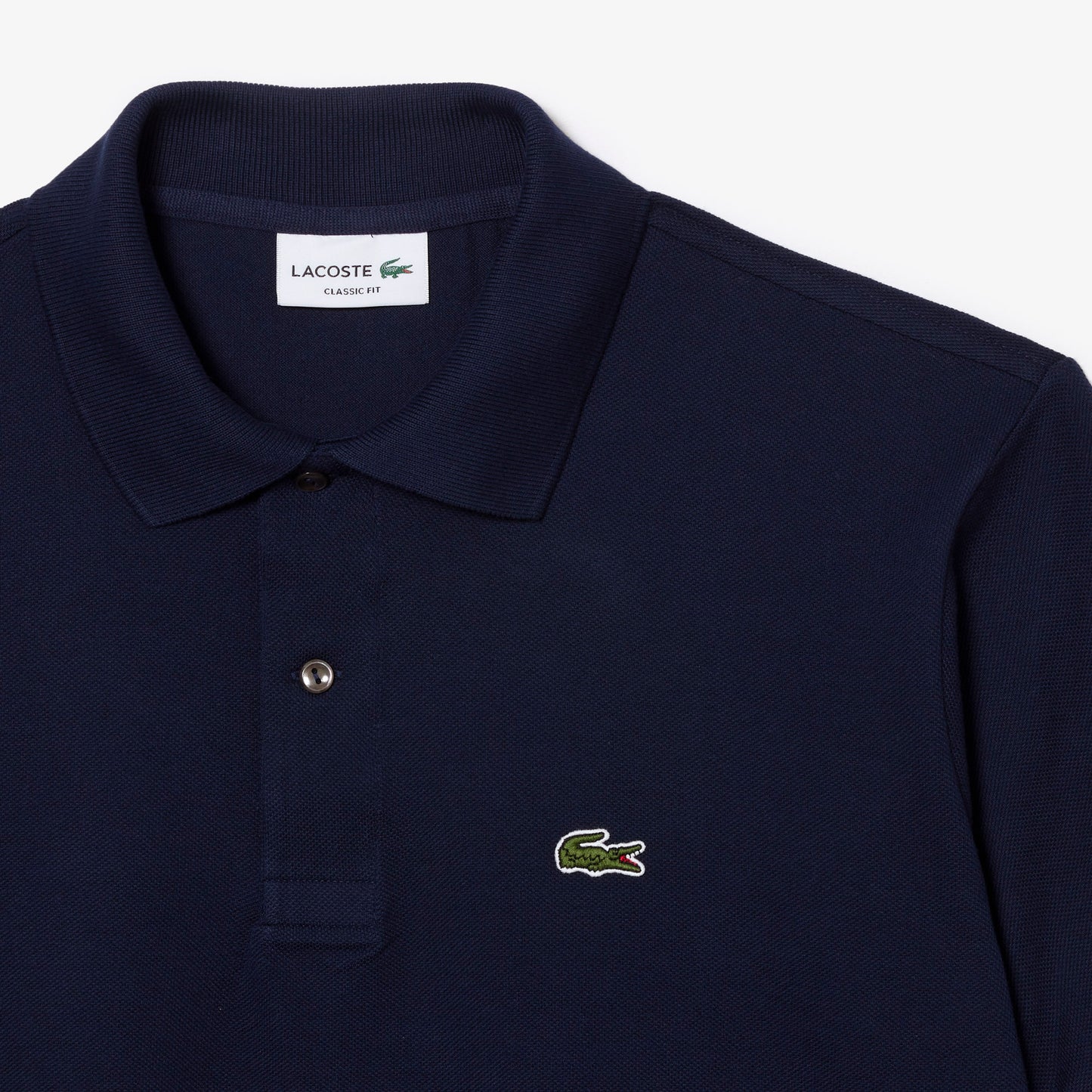 Lacoste Classic Fit L.12.12 Original Piqué Polo Shirt (Black)