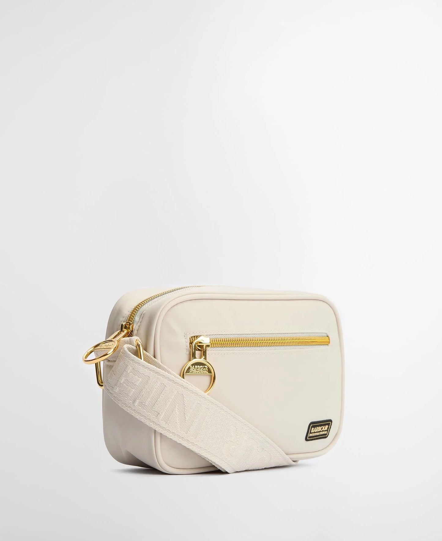 Barbour Womens Micro Qualify Crossbody Bag (Light Pearl)