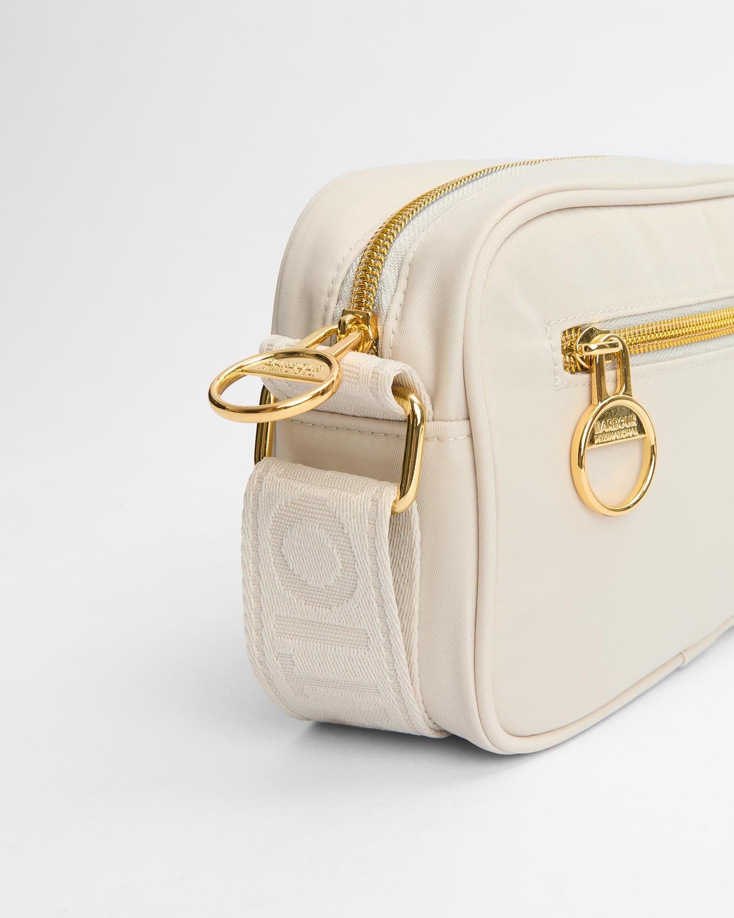 Barbour Womens Micro Qualify Crossbody Bag (Light Pearl)