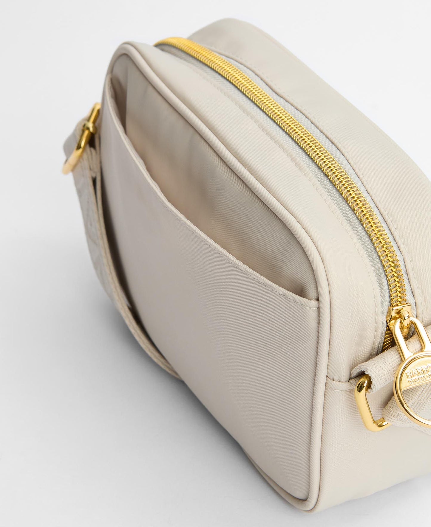 Barbour Womens Micro Qualify Crossbody Bag (Light Pearl)