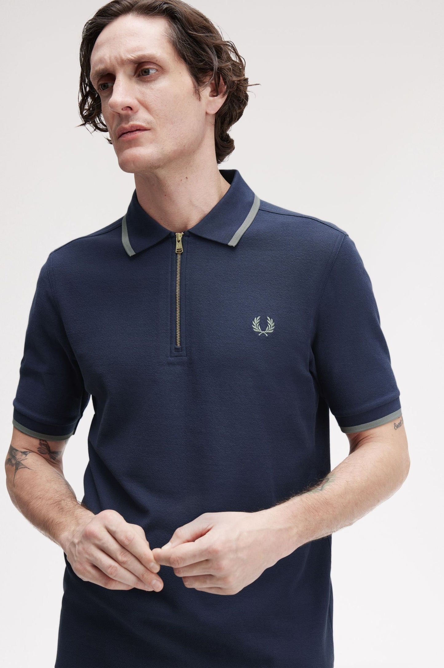 Fred Perry Crepe Pique Polo Shirt