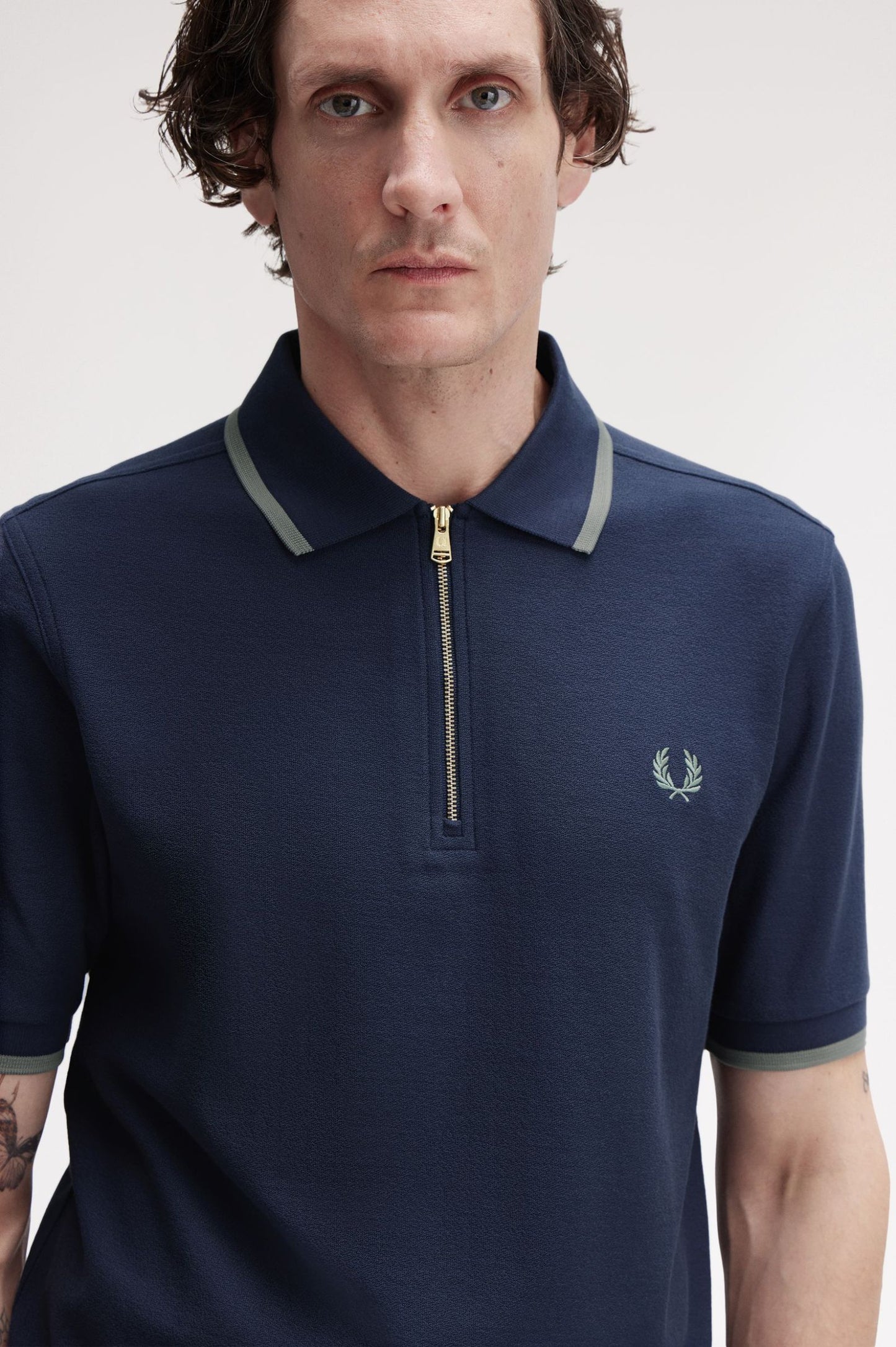 Fred Perry Crepe Pique Polo Shirt