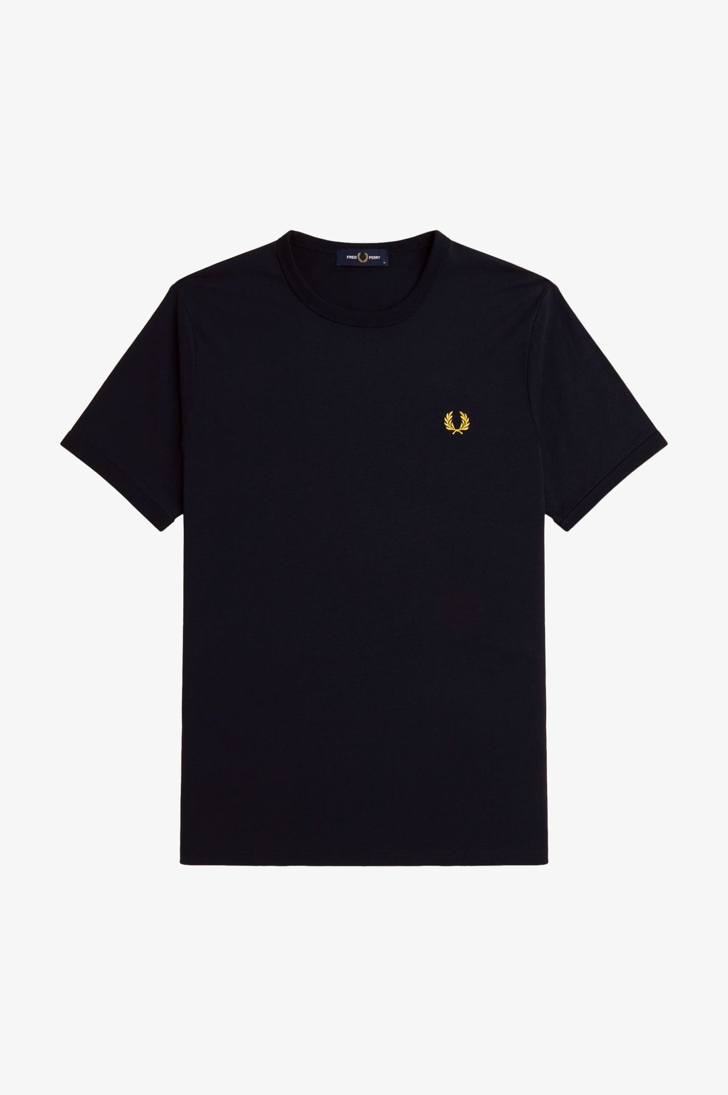 Fred Perry Ringer T-Shirt (Navy / Honeycomb)