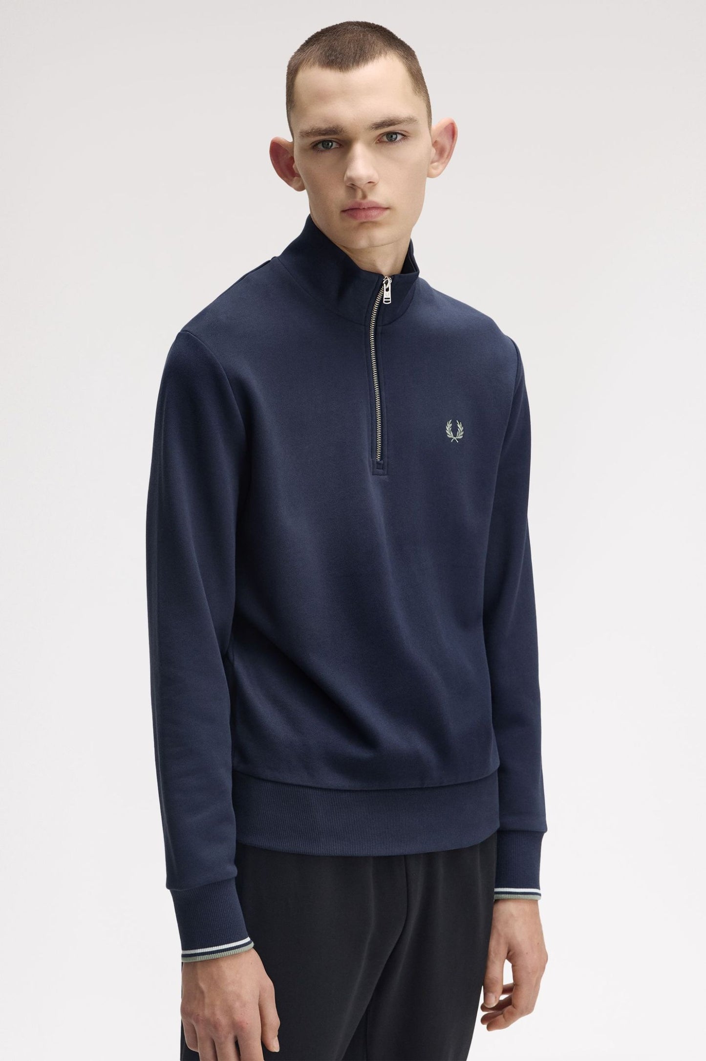 Fred Perry Half Zip Sweatshirt M3574