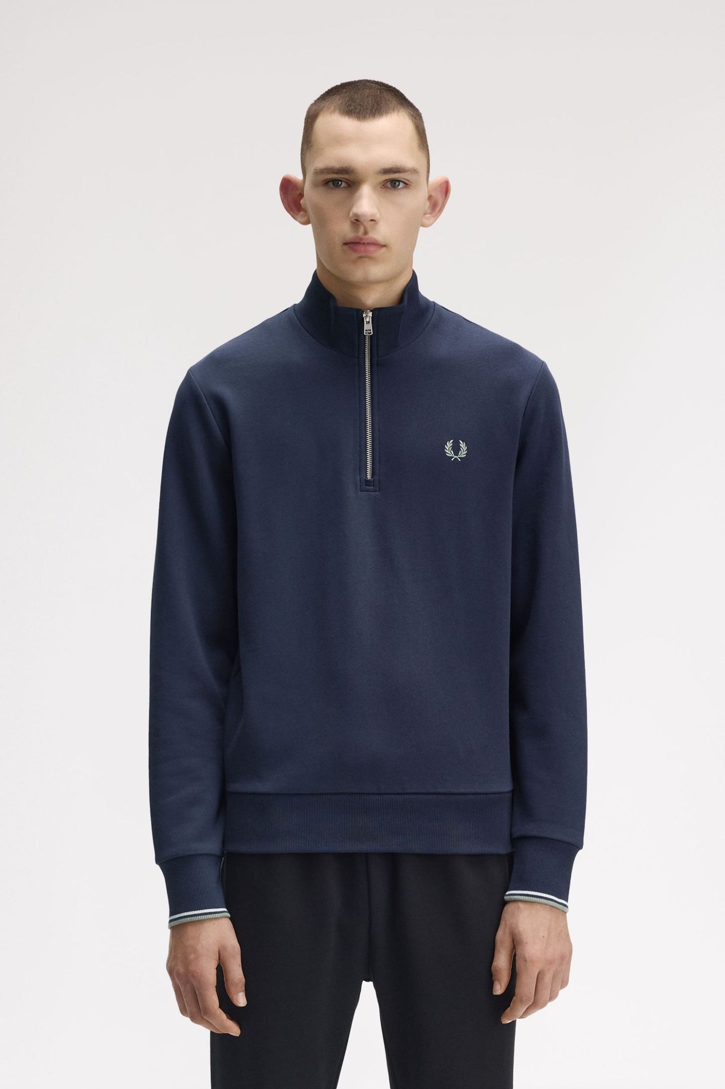 Fred Perry Half Zip Sweatshirt M3574