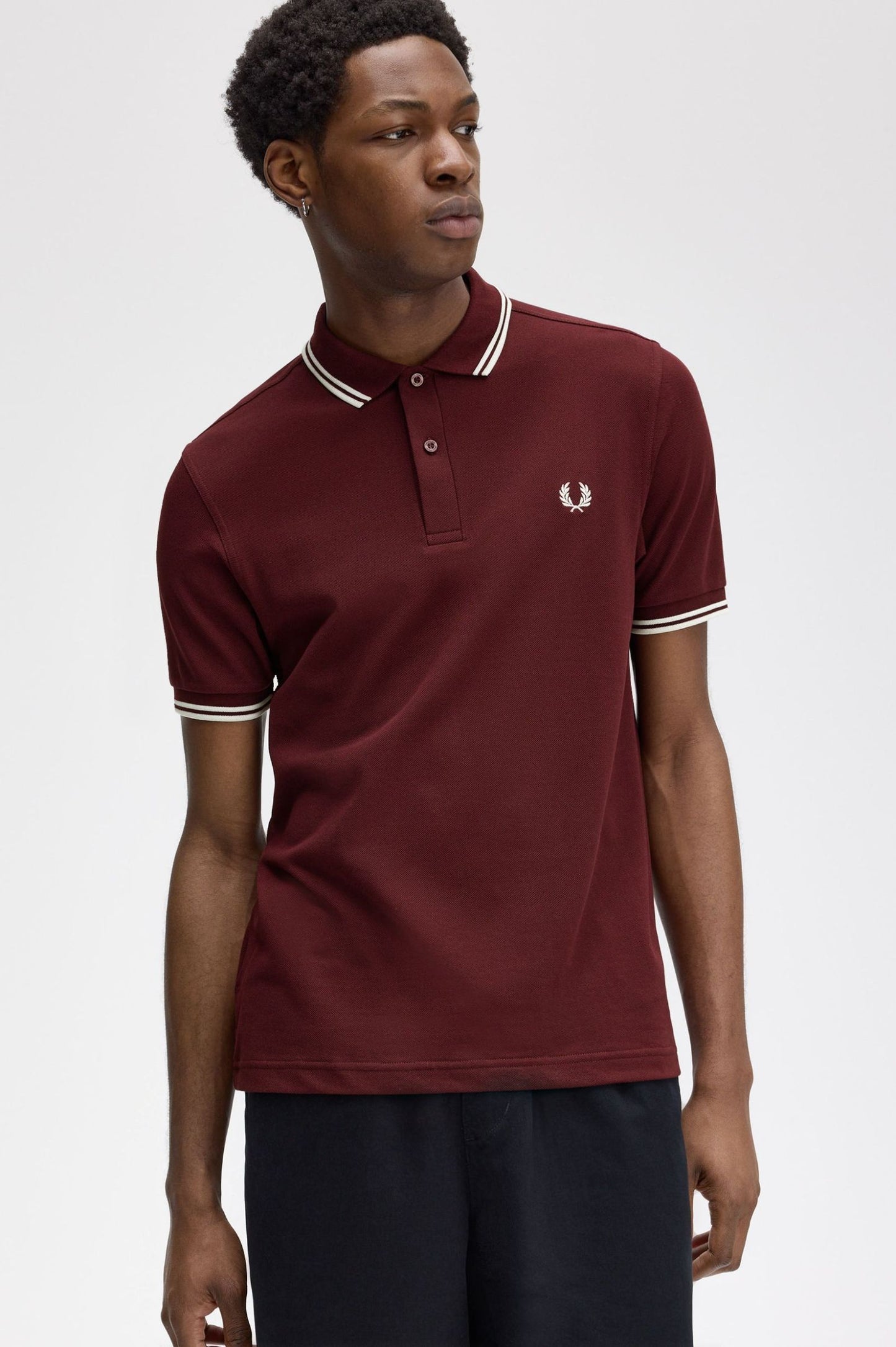 The Fred Perry Shirt M3600 (Oxblood)