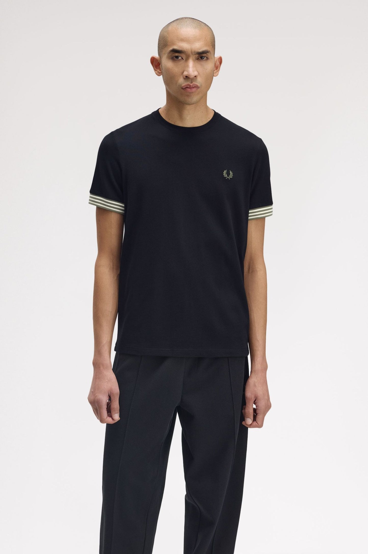 Fred Perry Striped Cuff T-Shirt M7707