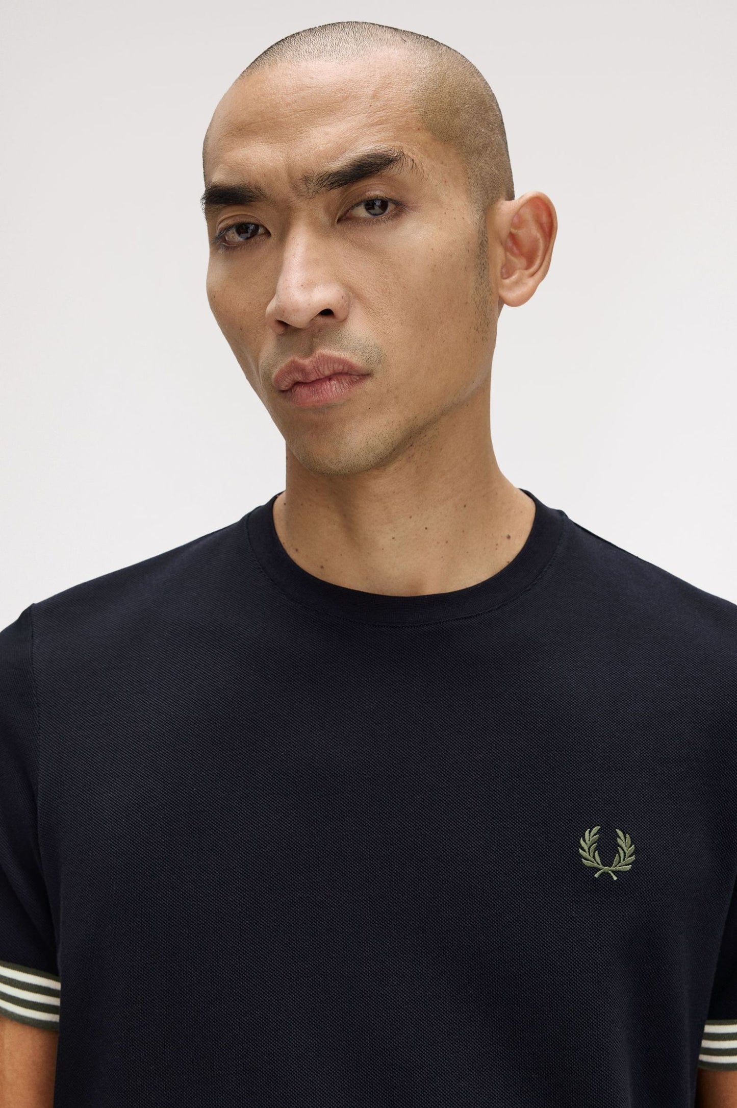 Fred Perry Striped Cuff T-Shirt M7707