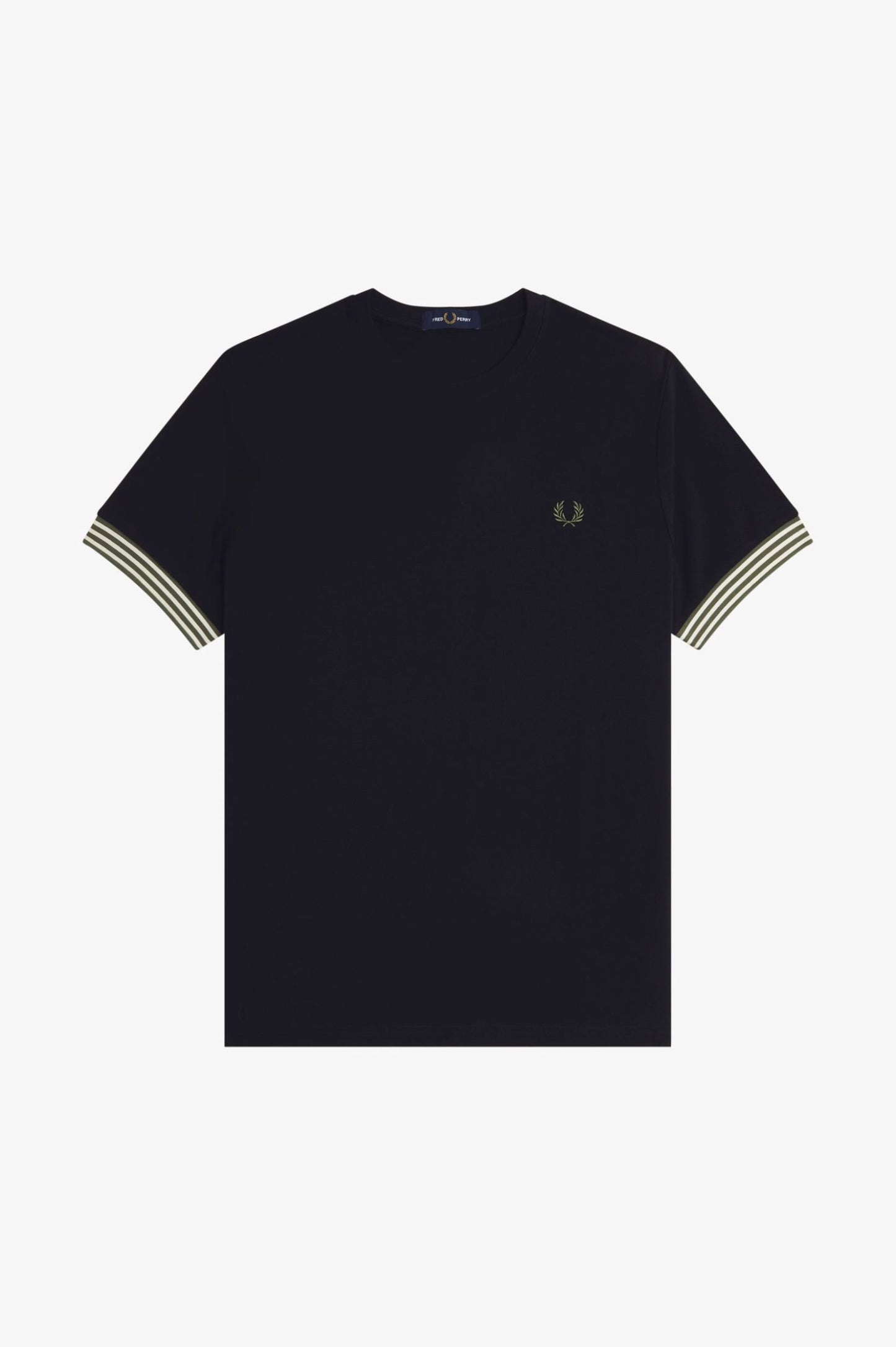 Fred Perry Striped Cuff T-Shirt M7707