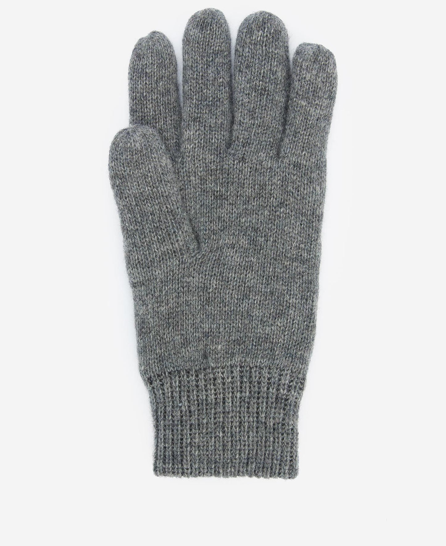 Mens Barbour Carlton Knitted Gloves (Grey)