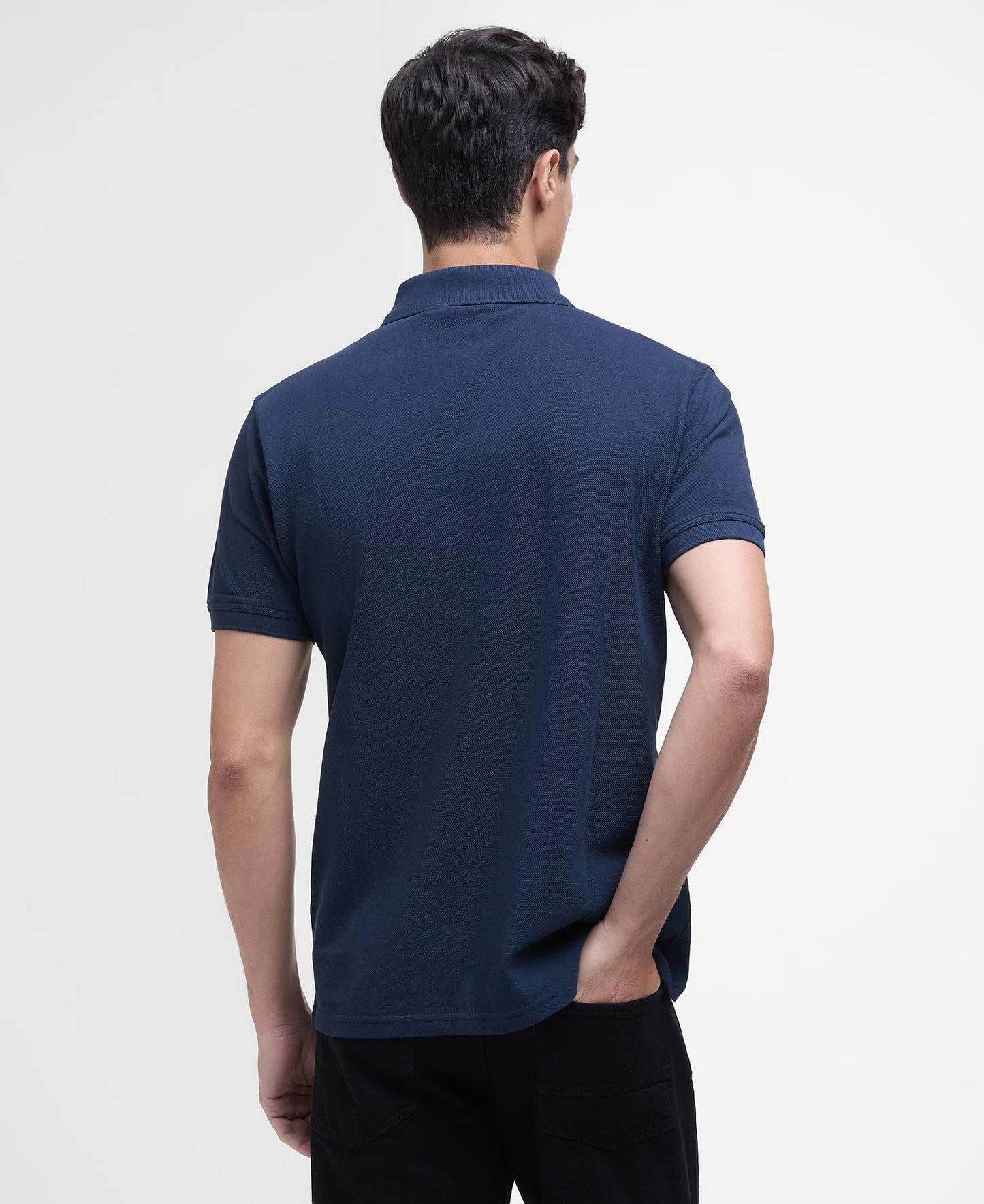 Mens Barbour Essential Polo Shirt (Navy)