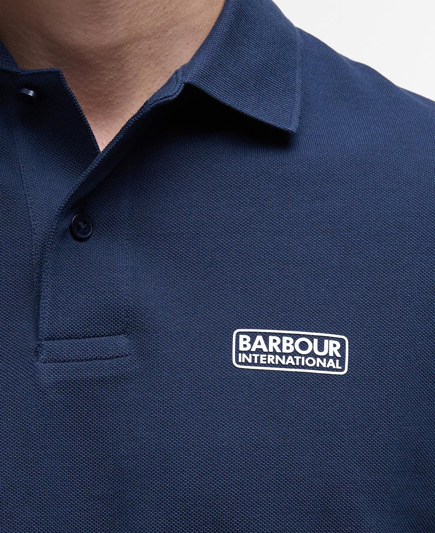 Mens Barbour Essential Polo Shirt (Navy)