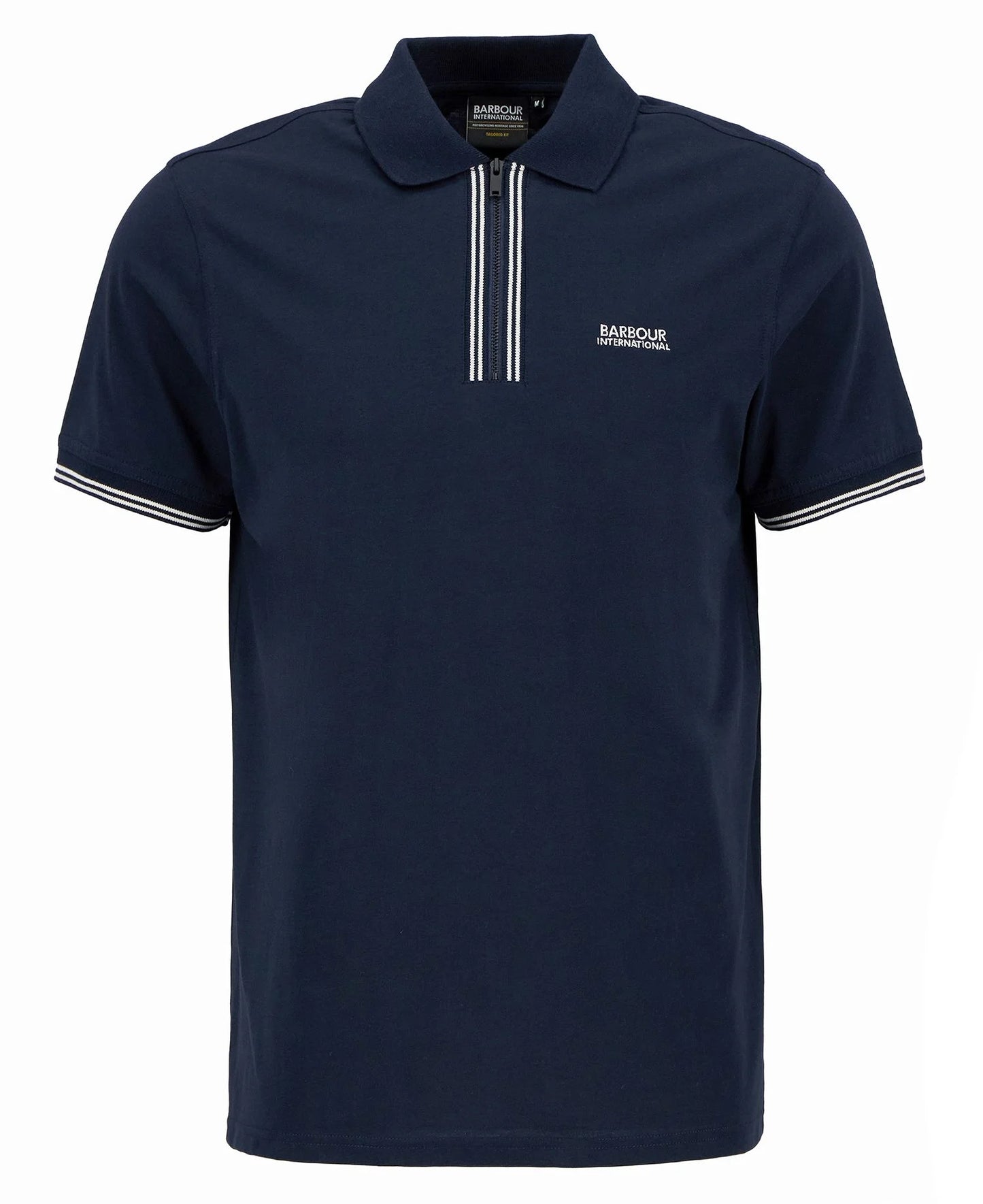 Mens Barbour Ollie Twin-Tipped Polo Shirt (Navy)