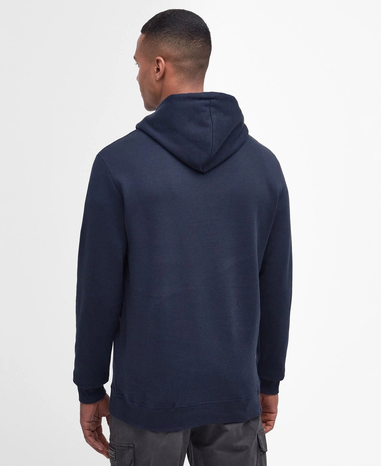 Mens Barbour Small Logo Hoodie (Navy)
