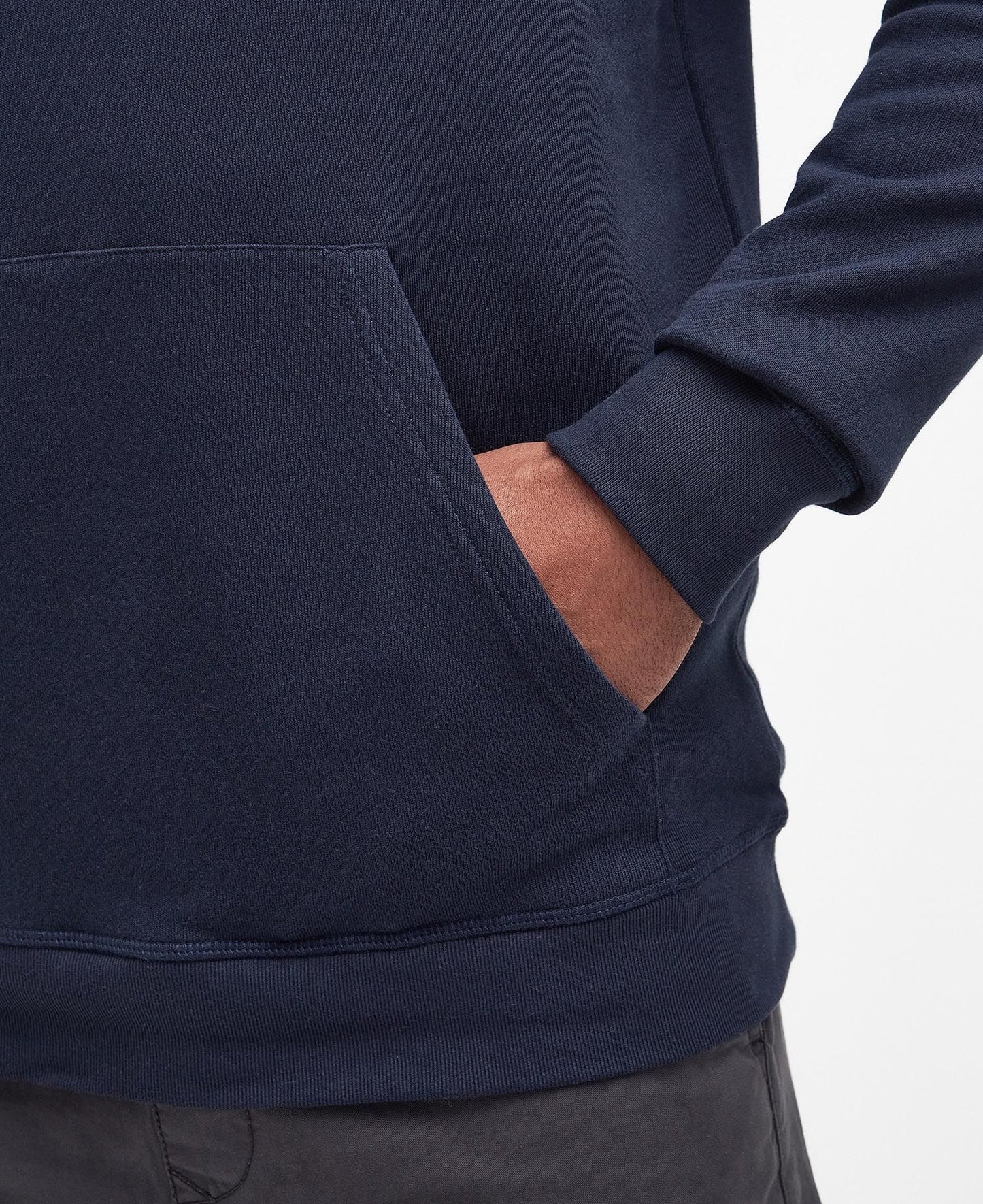 Mens Barbour Small Logo Hoodie (Navy)