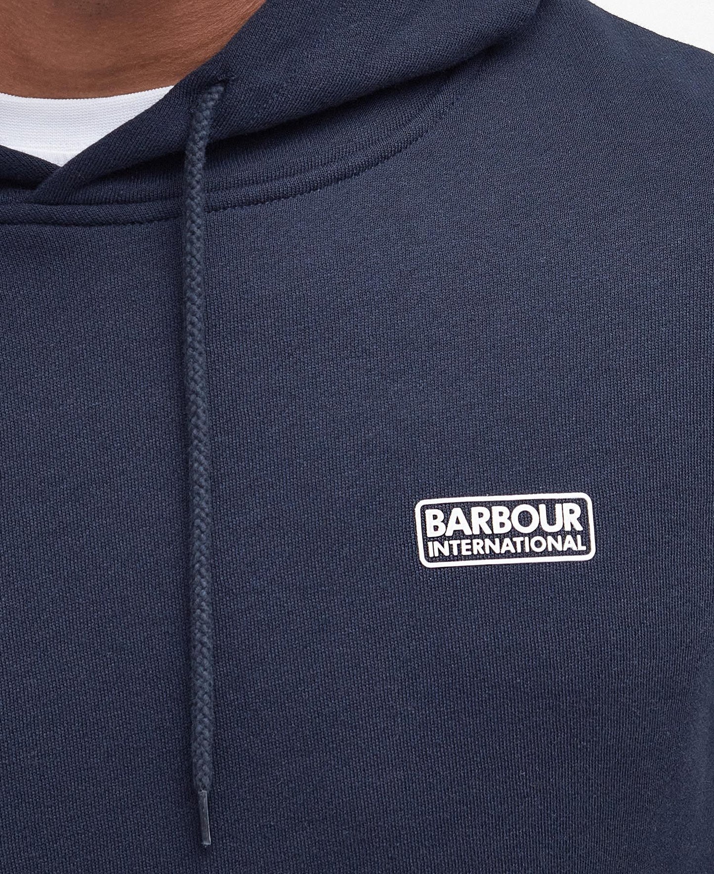 Mens Barbour Small Logo Hoodie (Navy)