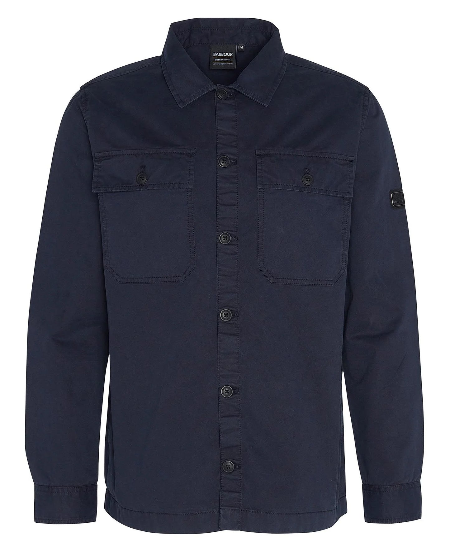 Mens Barbour Arlo Overshirt (Navy)