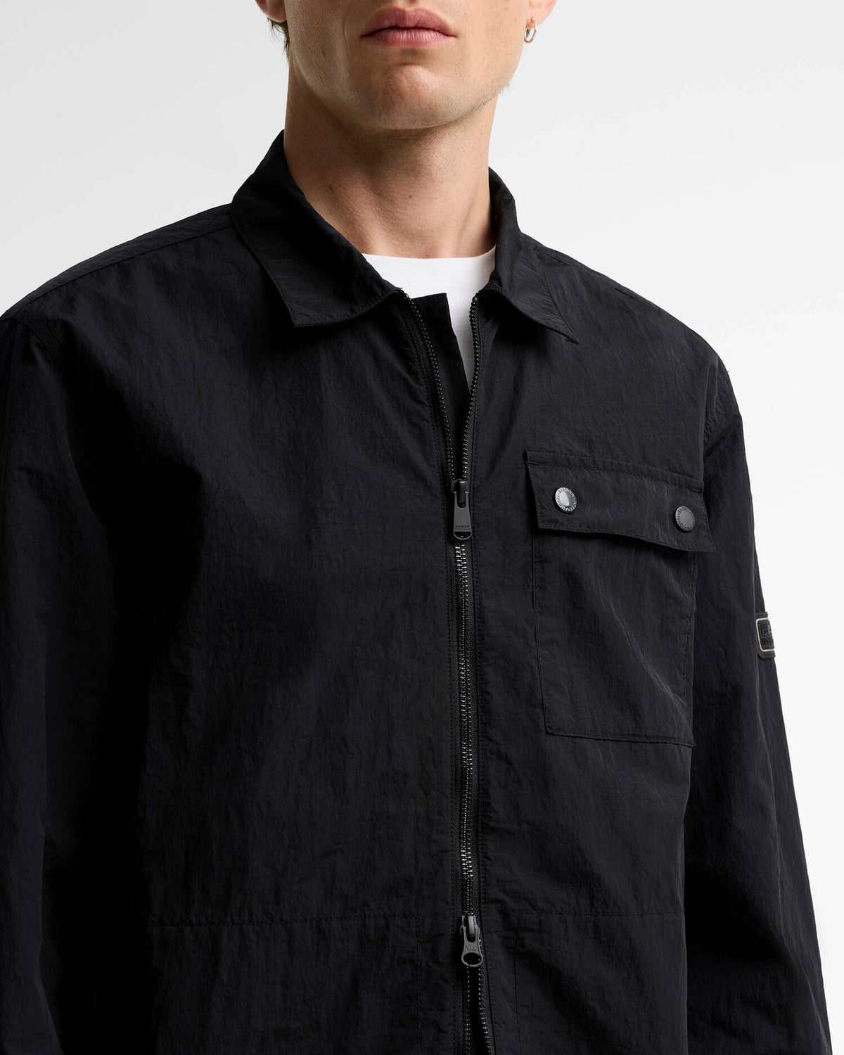 Barbour Inline Overshirt Black