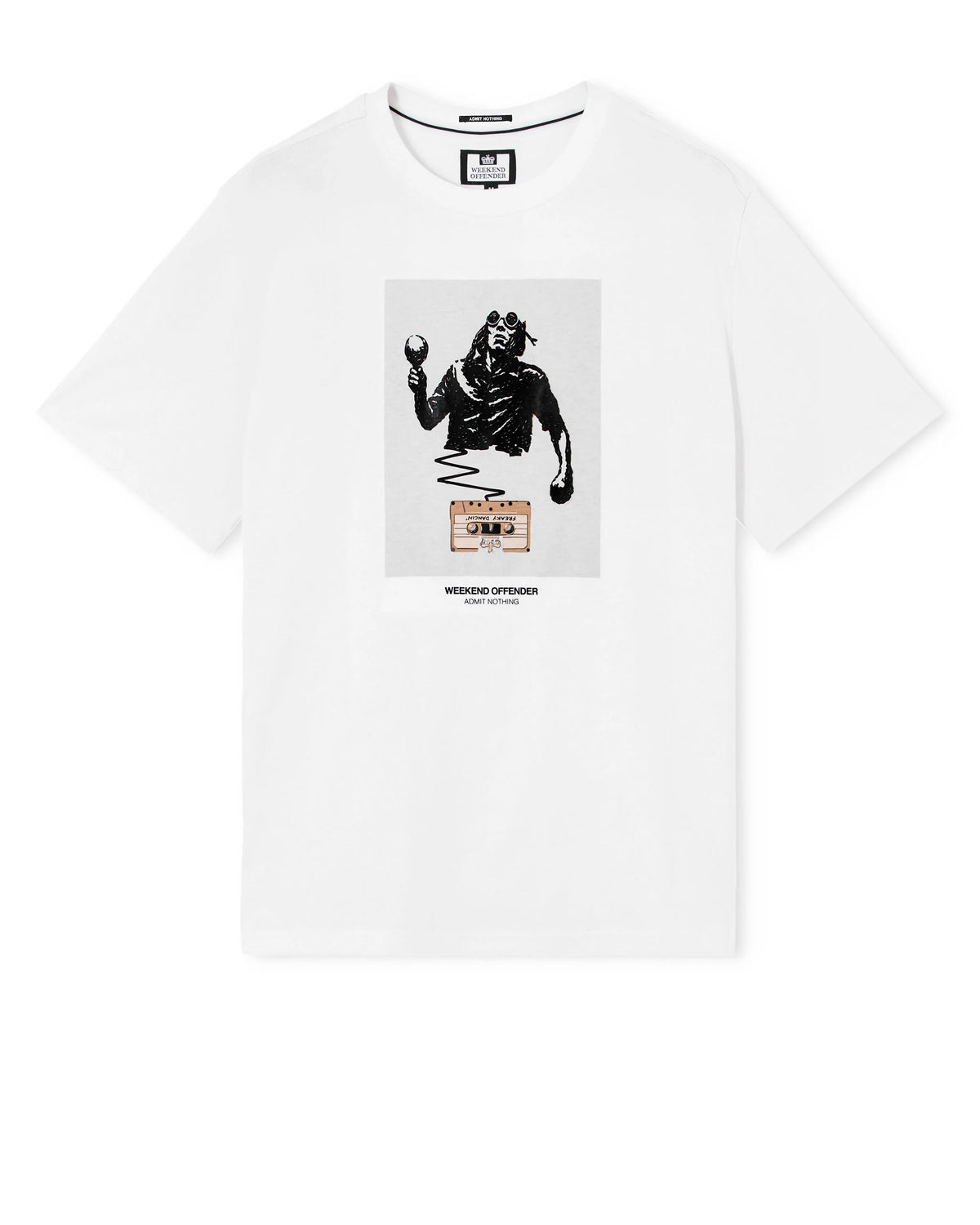 Weekend Offender Freaky Graphic t shirt White