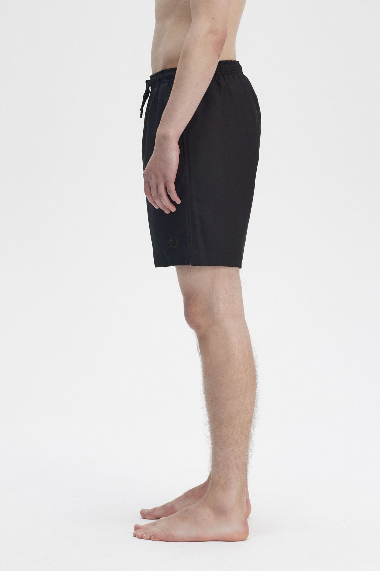 Fred Perry Classic Swim short (Black / Court Green)
