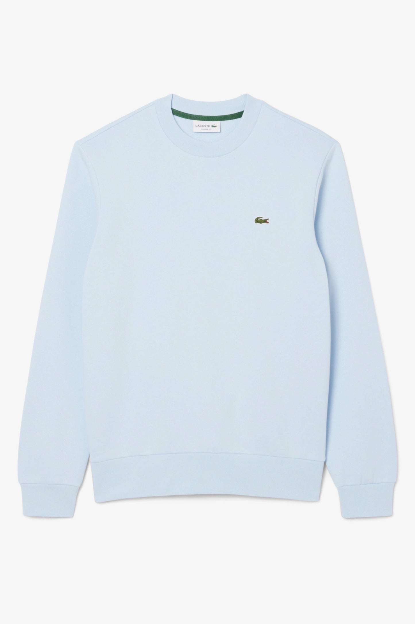 Lacoste Fleece Crew Neck Sweatshirt (Light Blue)