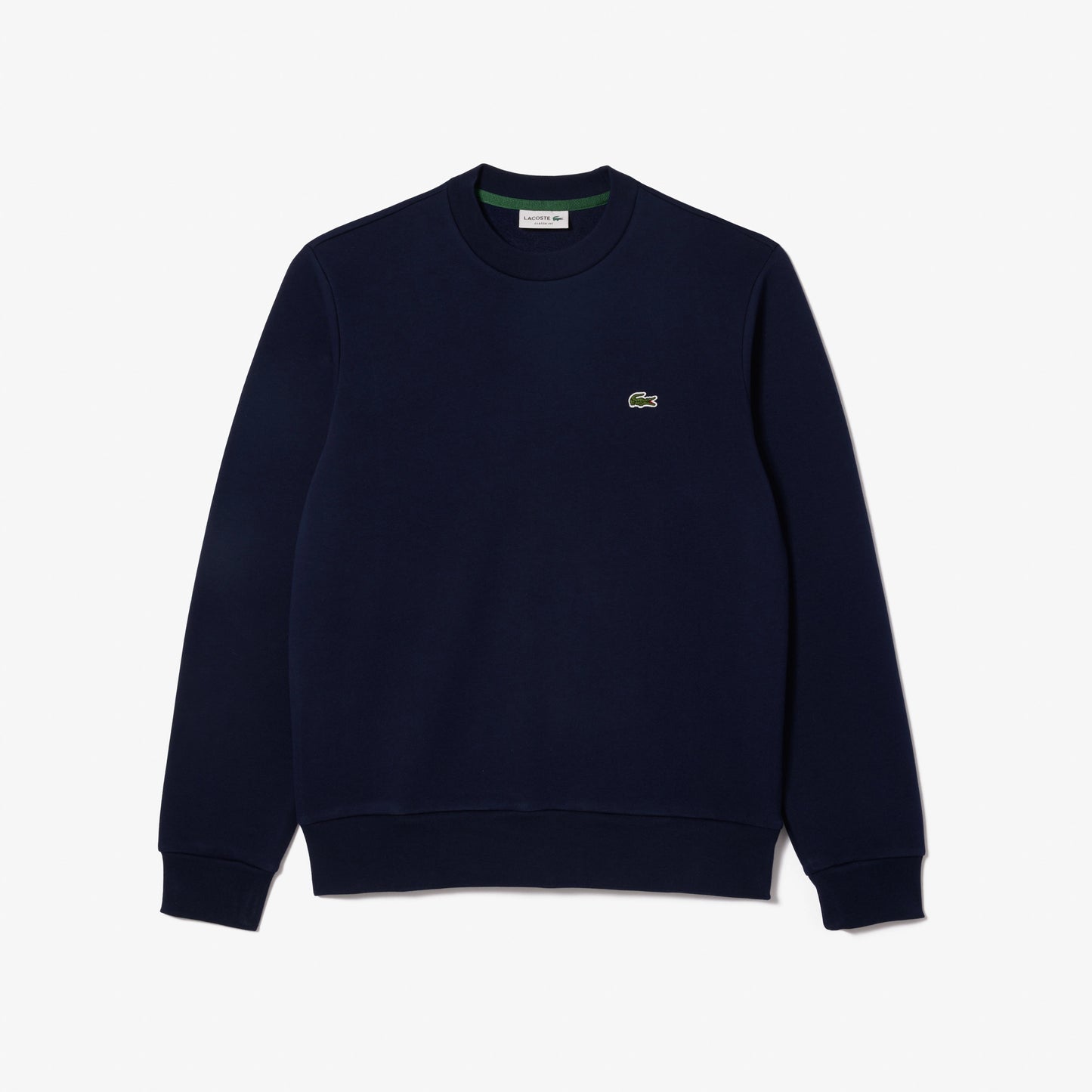 Lacoste Fleece Crew Neck Sweatshirt (Midnight Blue)