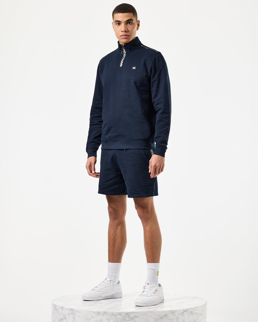 Weekend Offender Pankow Shorts Navy/Mid House Check