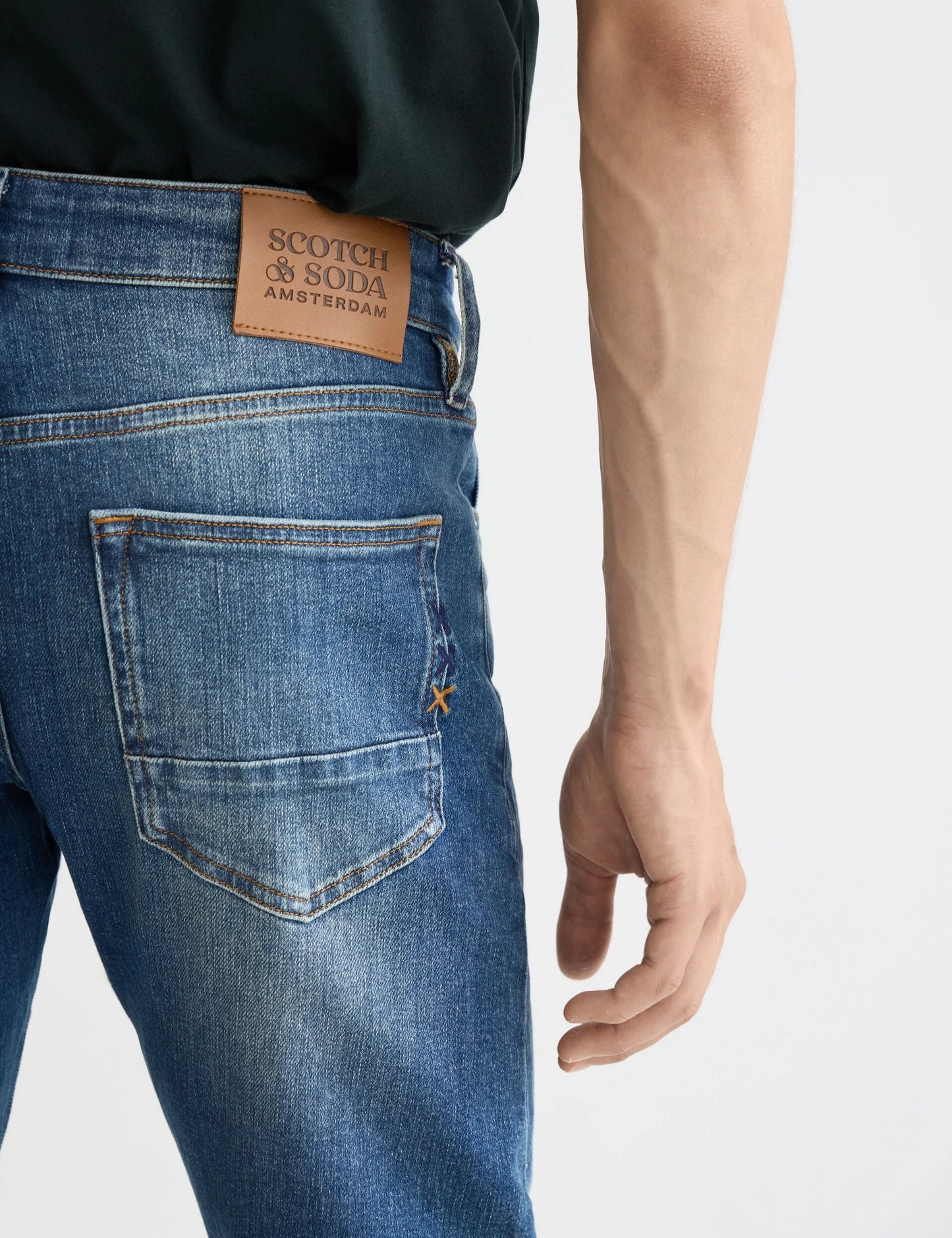 Scotch & Soda Essentials —CORE Ralston slim jeans — Classic Blue