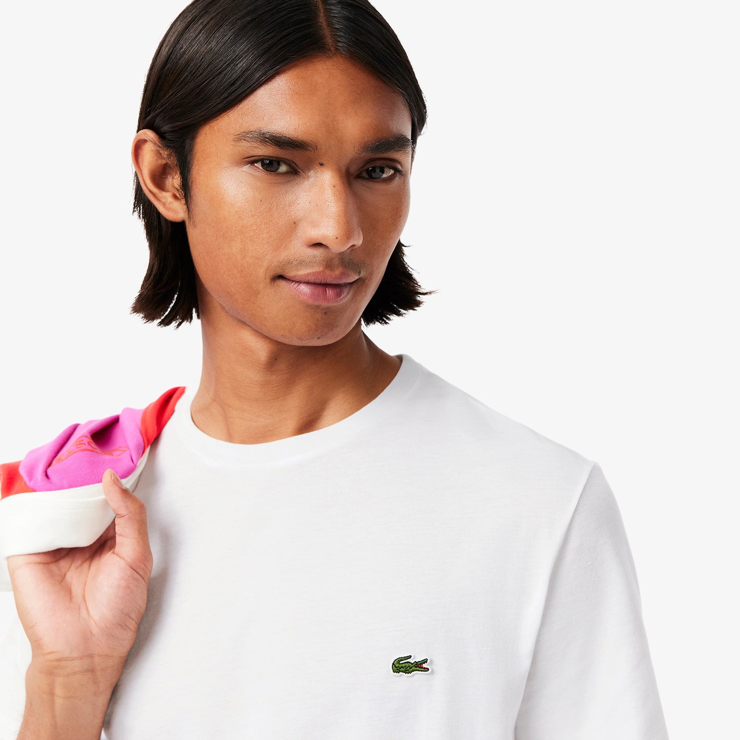 Lacoste Cotton Pima T-shirt (White)