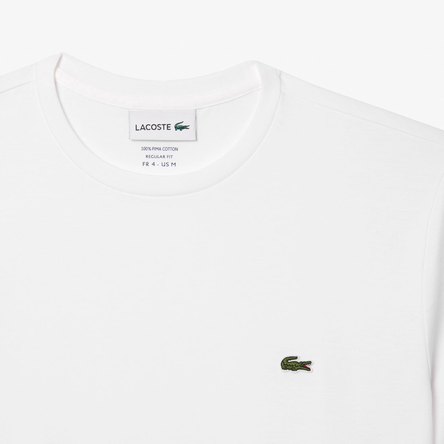 Lacoste Cotton Pima T-shirt (White)