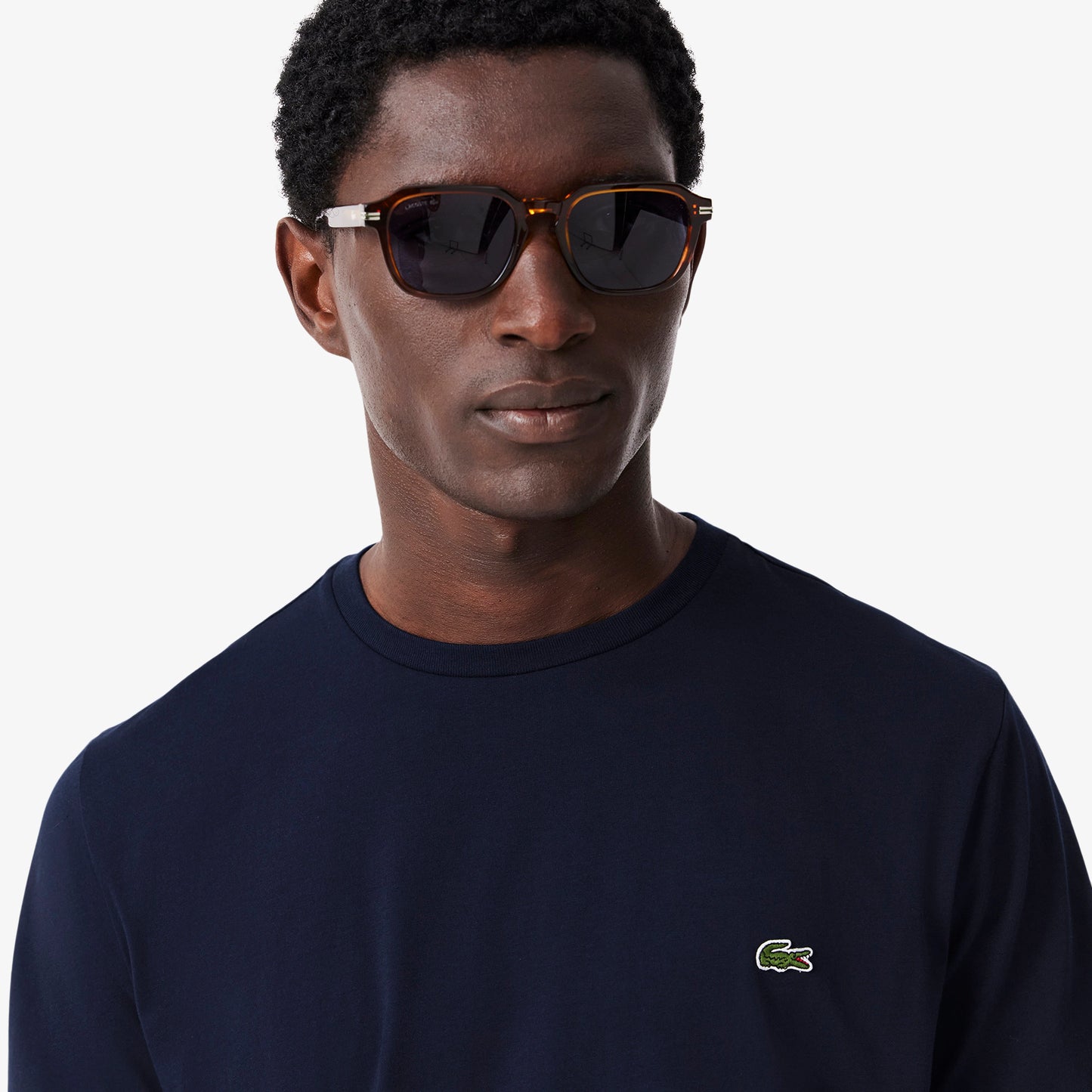 Lacoste Cotton Pima T-shirt (Midnight Blue)