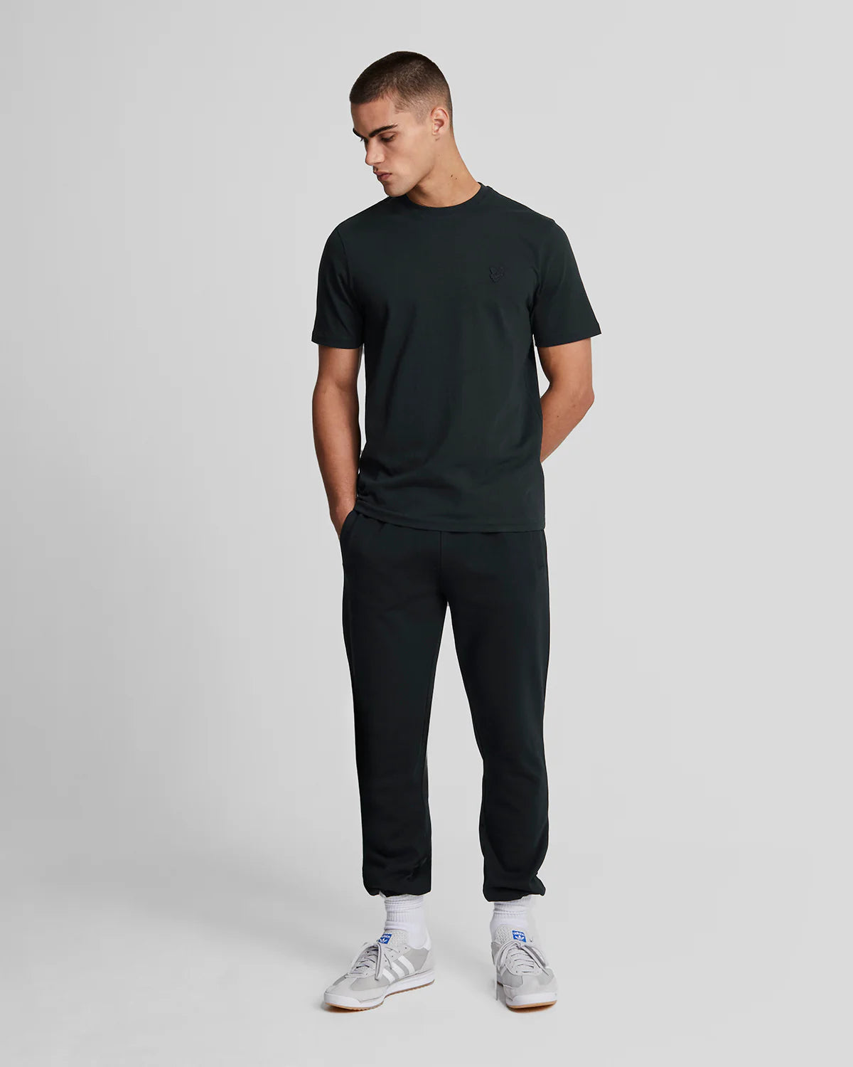 Lyle & Scott Tonal Eagle T-Shirt (Jet Black)