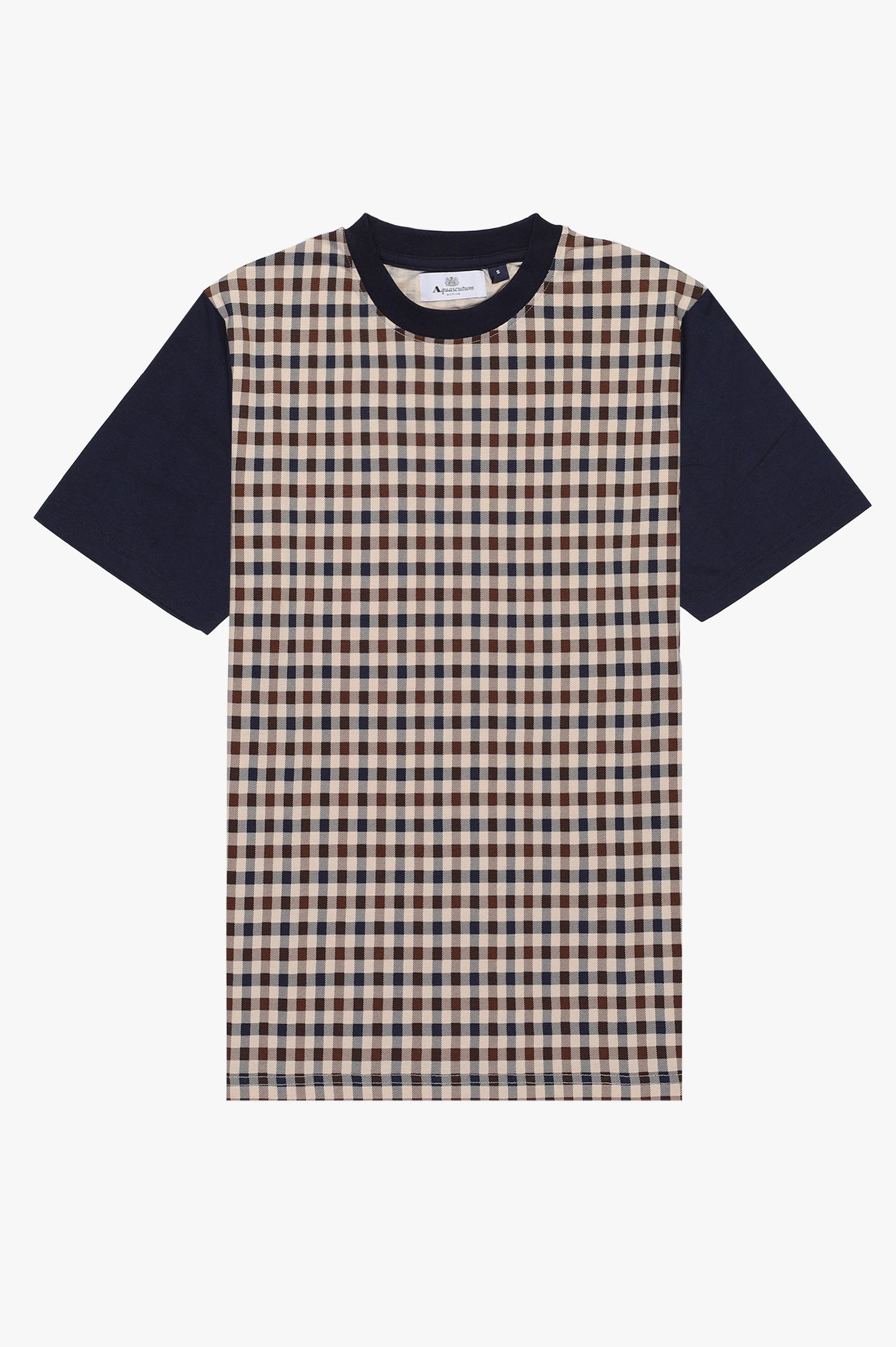 Aquascutum Active Side Club Check T-Shirt