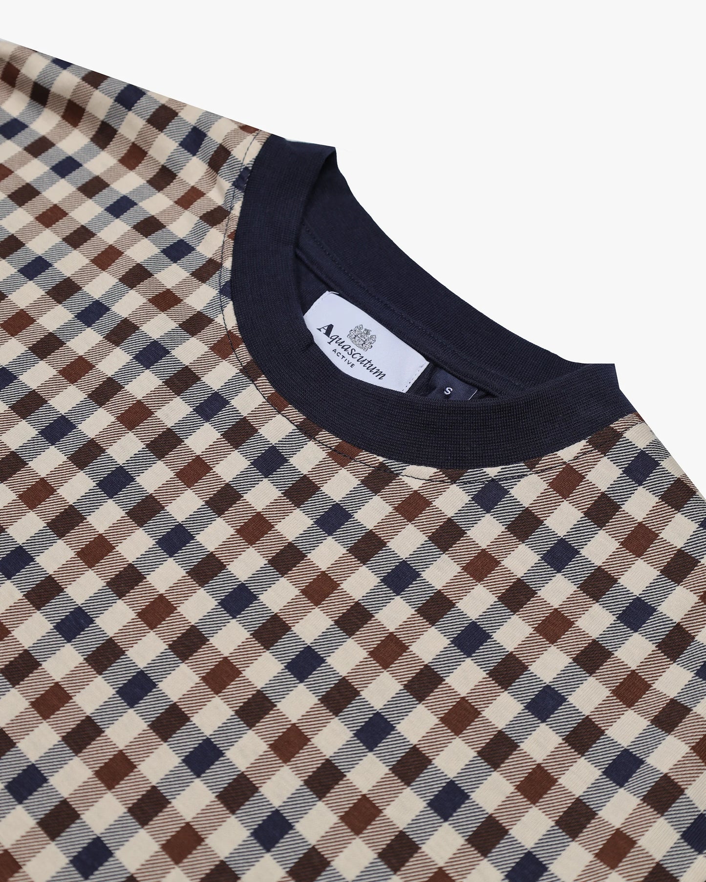 Aquascutum Active Side Club Check T-Shirt