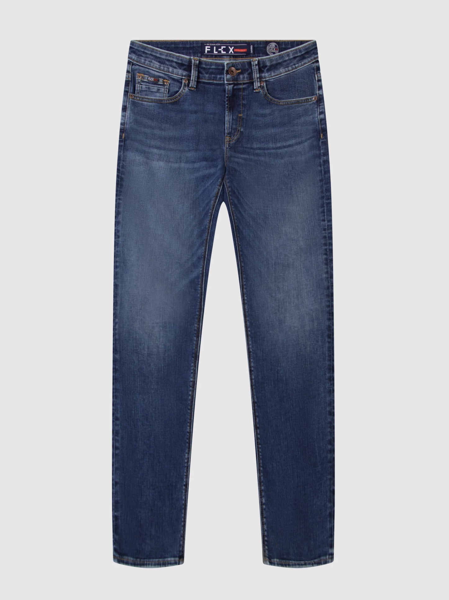 MISHMASH Slim Fit Flex Active Mid Denim Jean