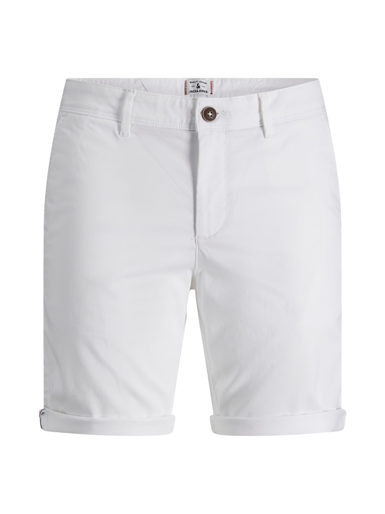 JackJones Regular Fit Chino shorts (White / White)