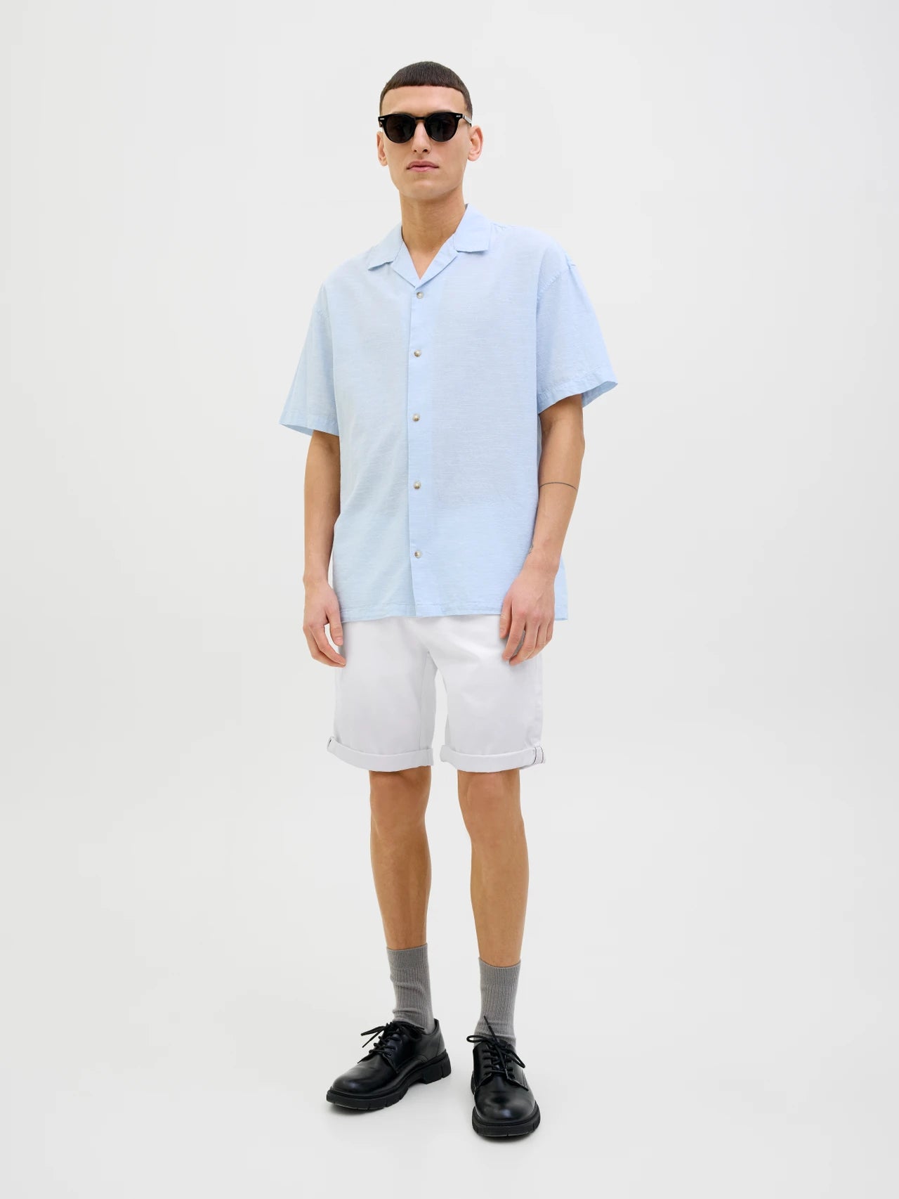 JackJones Regular Fit Chino shorts (White / White)