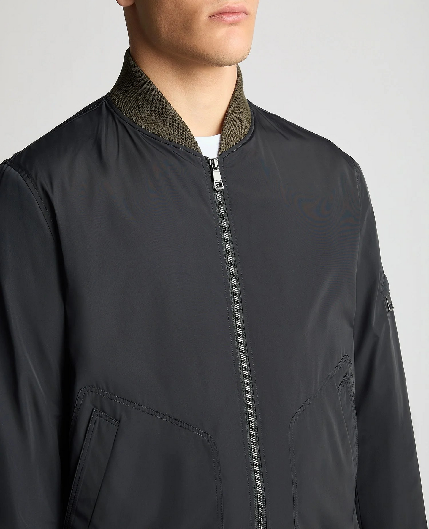 Remus Uomo Regular Fit Showerproof Bomber Jacket (Navy)